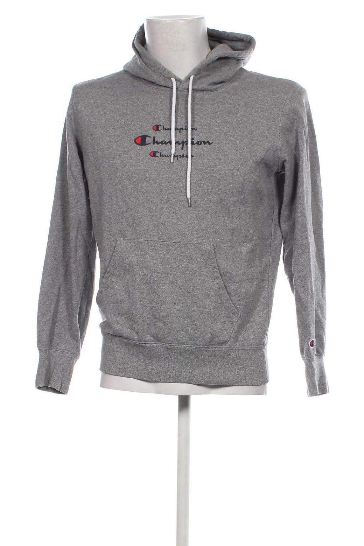 Herren Sweatshirt Champion, Größe M, Farbe Grau, Preis € 12,84