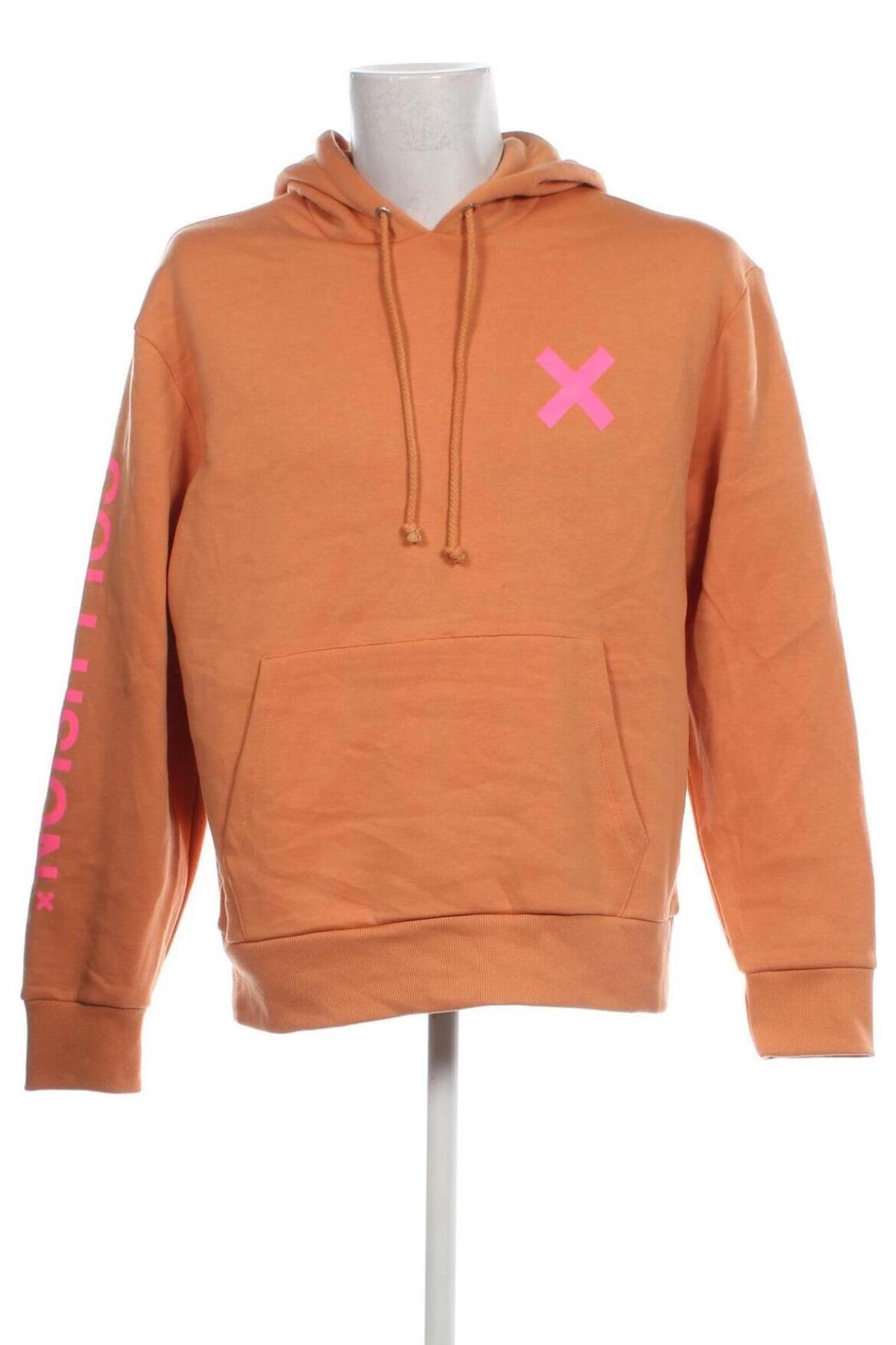 Herren Sweatshirt Collusion, Größe L, Farbe Orange, Preis € 20,04