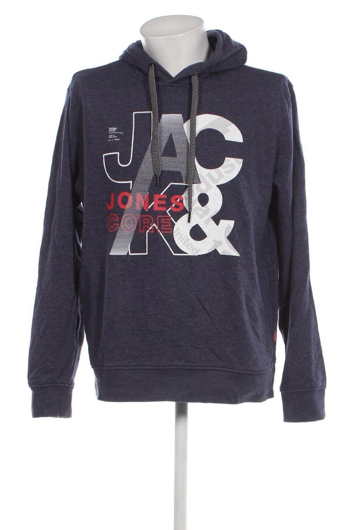 Ανδρικό φούτερ Core By Jack & Jones, Μέγεθος XL, Χρώμα Μπλέ, Τιμή 10,86 €