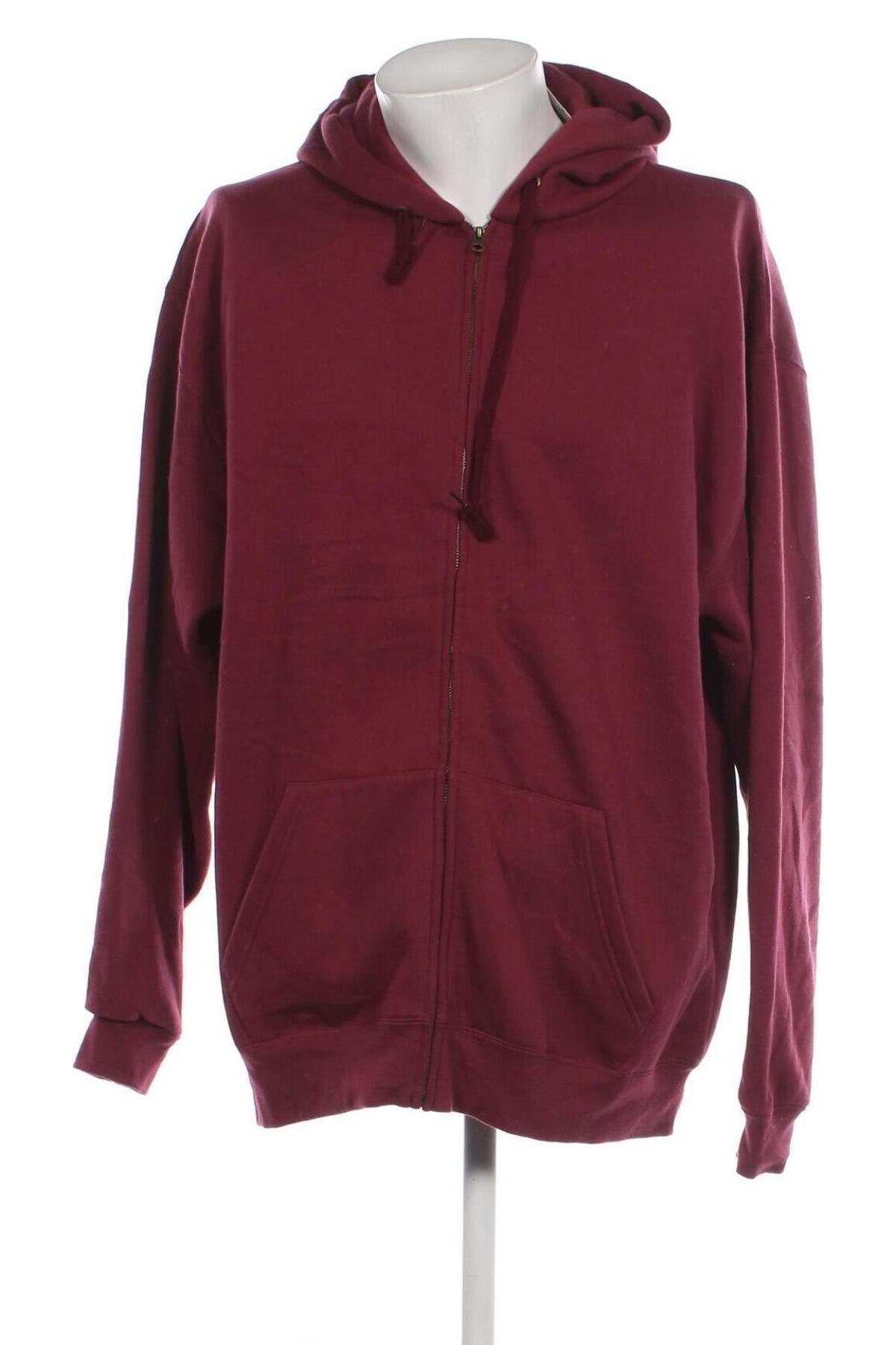 Herren Sweatshirt Fruit Of The Loom, Größe XXL, Farbe Rot, Preis € 12,11