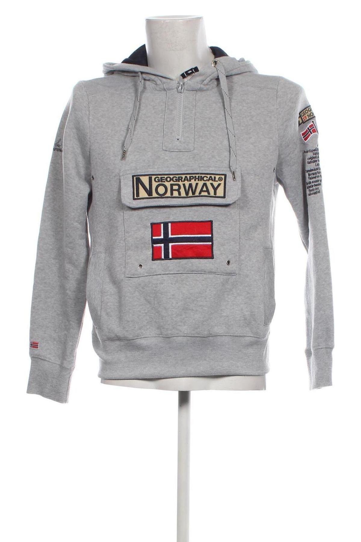 Hanorac de bărbați Geographical Norway, Mărime L, Culoare Gri, Preț 222,04 Lei