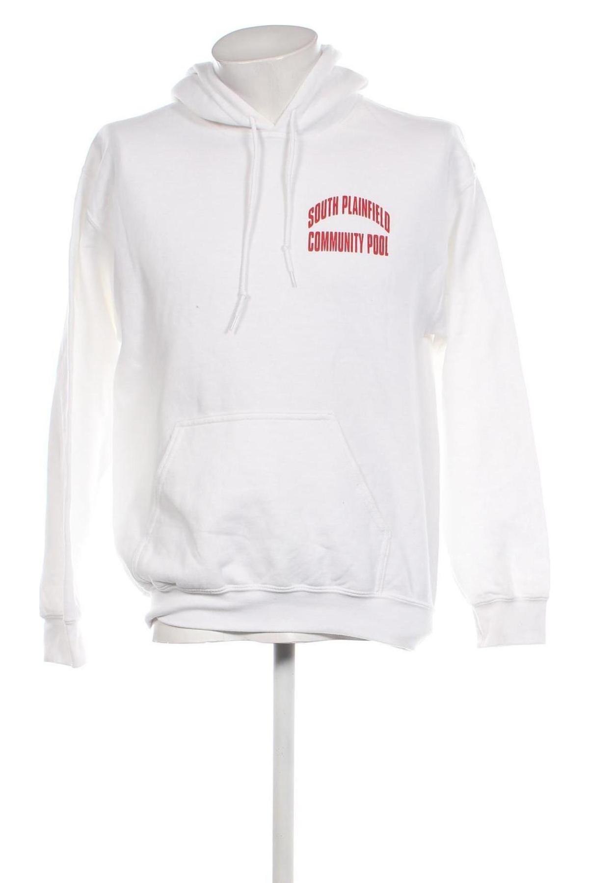 Herren Sweatshirt Gildan, Größe M, Farbe Weiß, Preis 11,10 €
