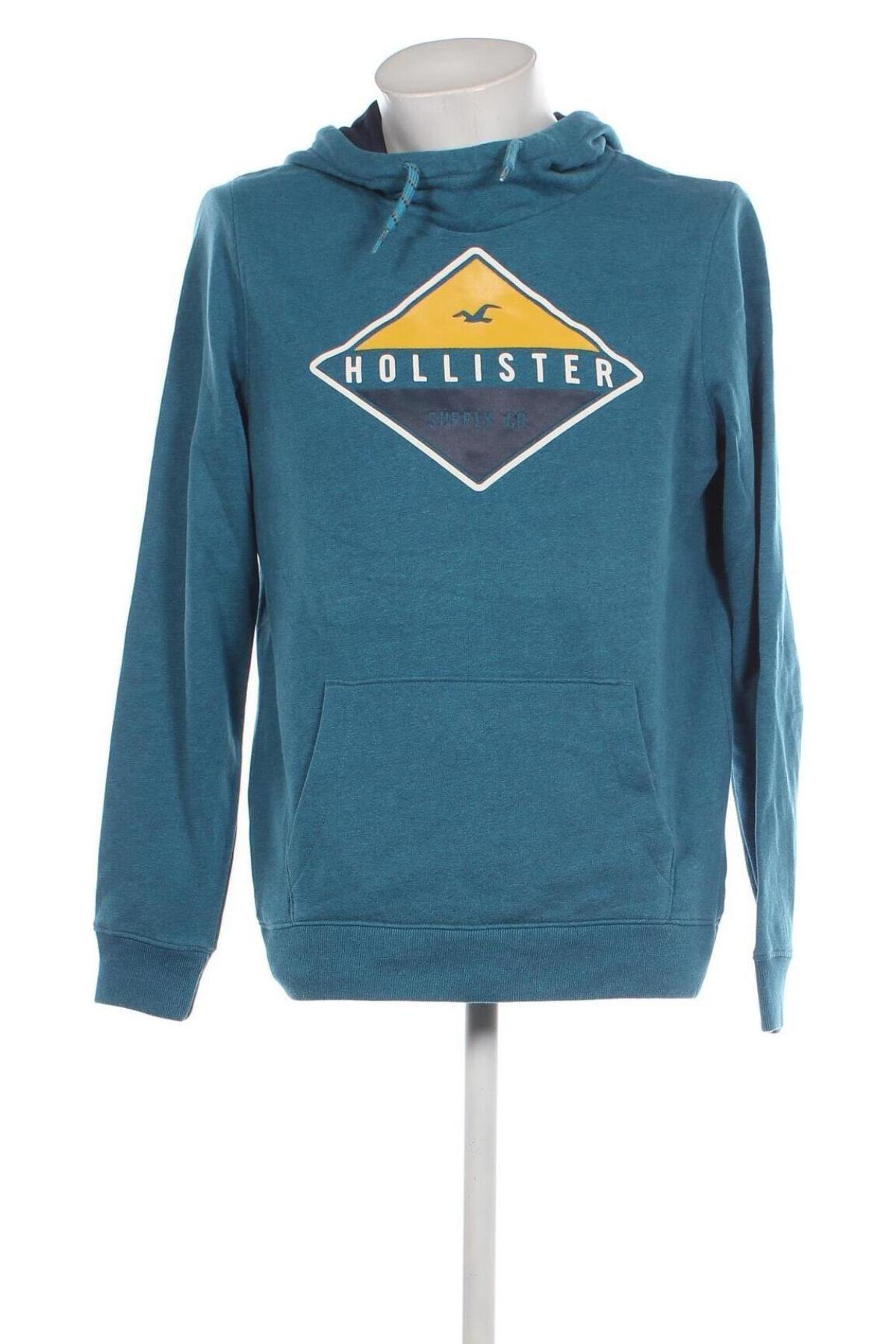 Herren Sweatshirt Hollister, Größe S, Farbe Blau, Preis 14,27 €