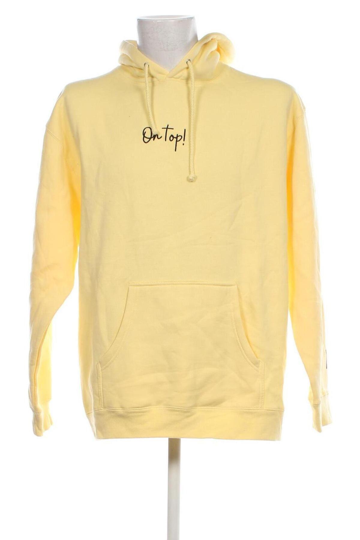 Ανδρικό φούτερ Independent, Μέγεθος XL, Χρώμα Κίτρινο, Τιμή 16,48 €
