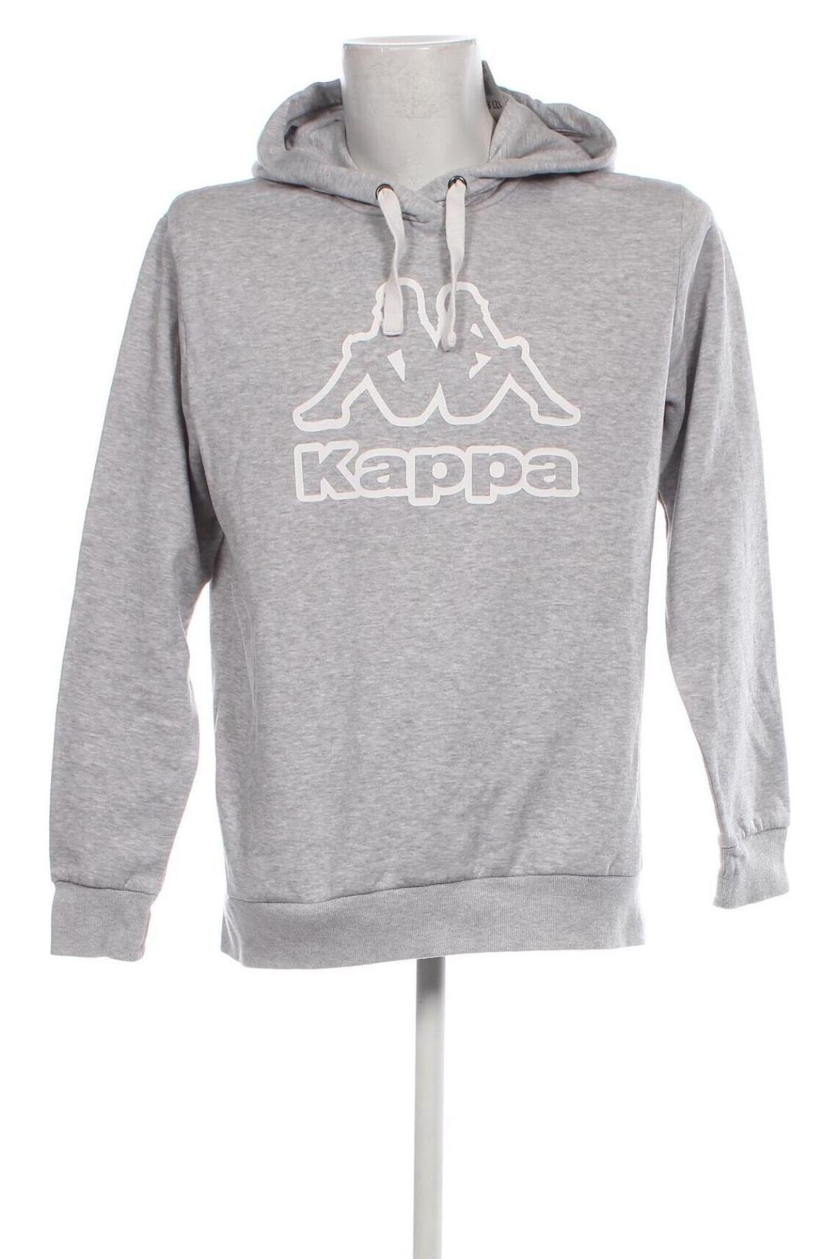 Herren Sweatshirt Kappa, Größe L, Farbe Grau, Preis € 18,54