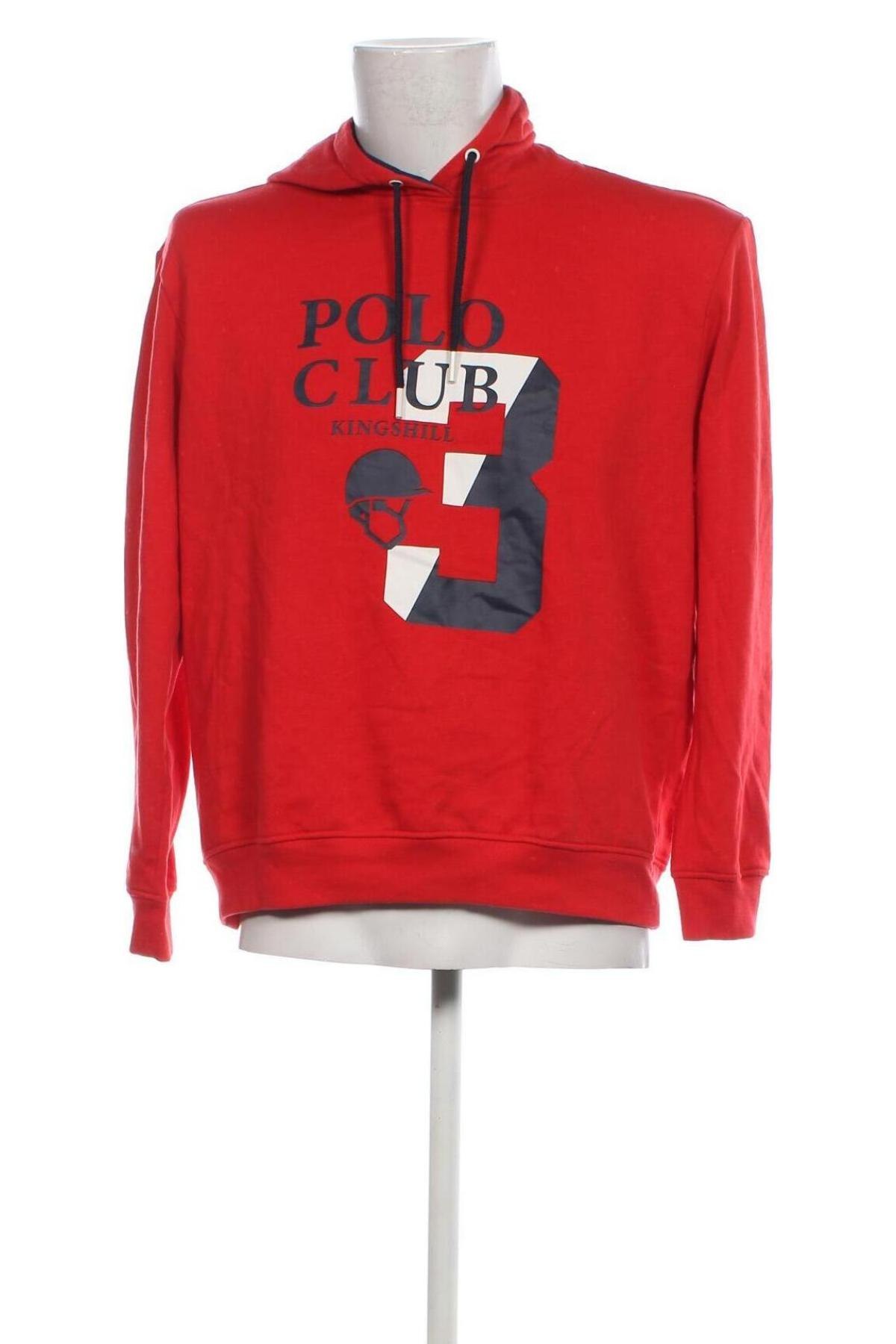 Herren Sweatshirt Kingshill Polo club, Größe XL, Farbe Rot, Preis € 19,97