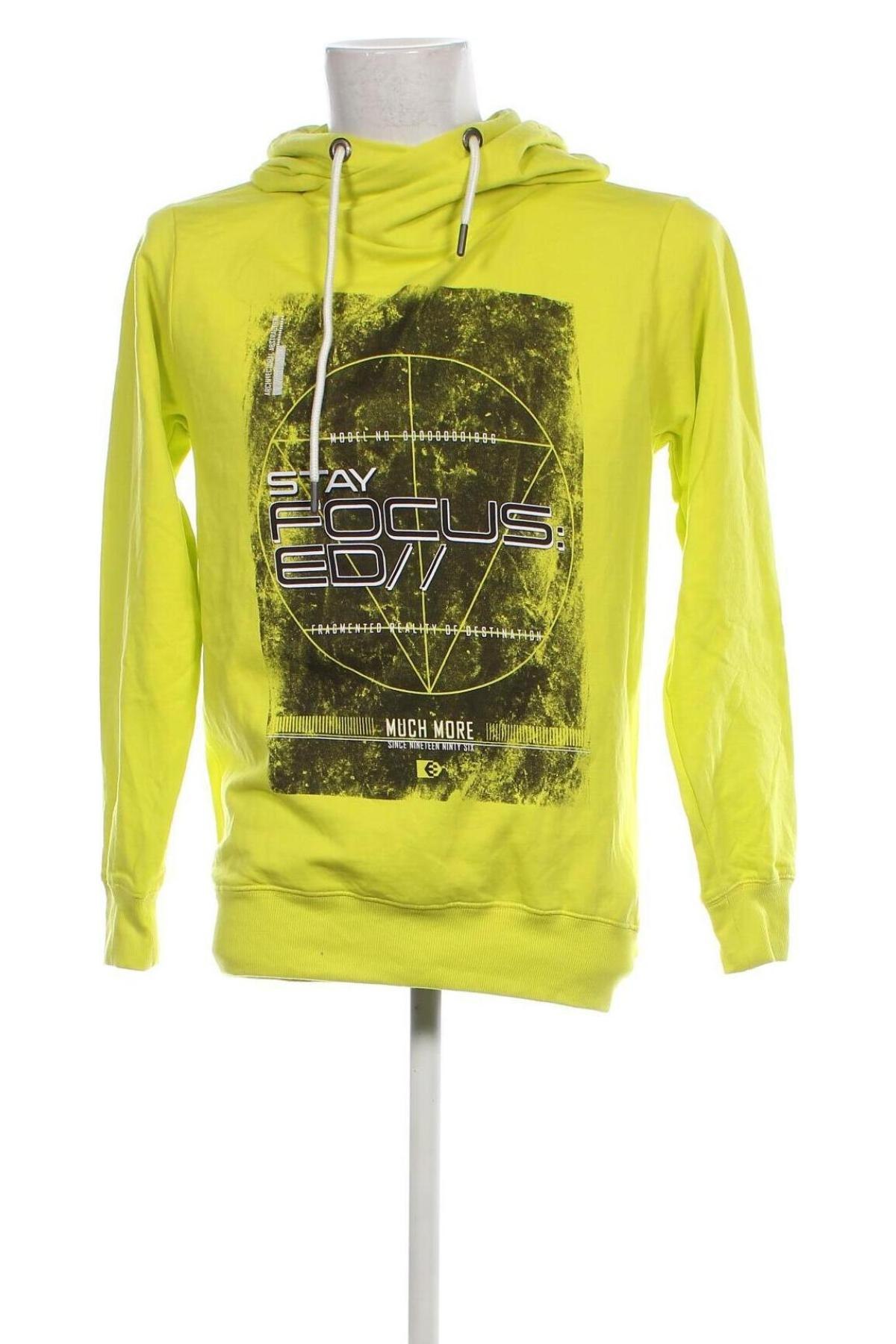 Herren Sweatshirt Much More, Größe M, Farbe Gelb, Preis € 10,09
