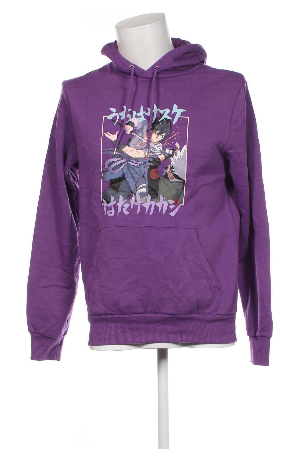 Herren Sweatshirt Naruto Shippuden, Größe M, Farbe Lila, Preis € 28,53