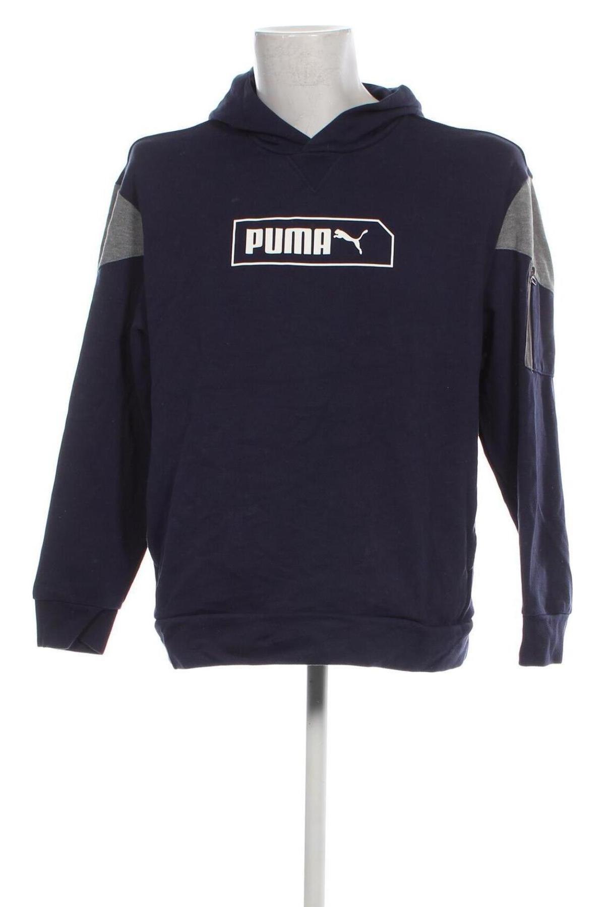 Herren Sweatshirt PUMA, Größe L, Farbe Blau, Preis € 32,53