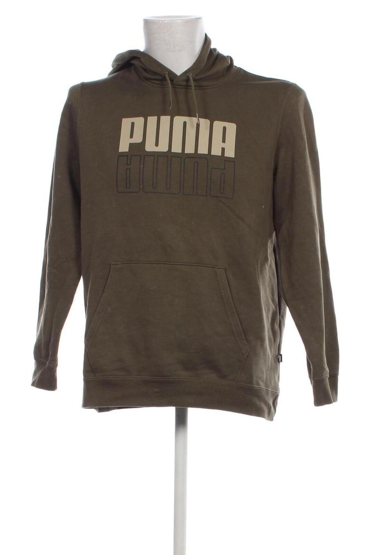 Pánska mikina  PUMA, Veľkosť L, Farba Zelená, Cena  28,07 €