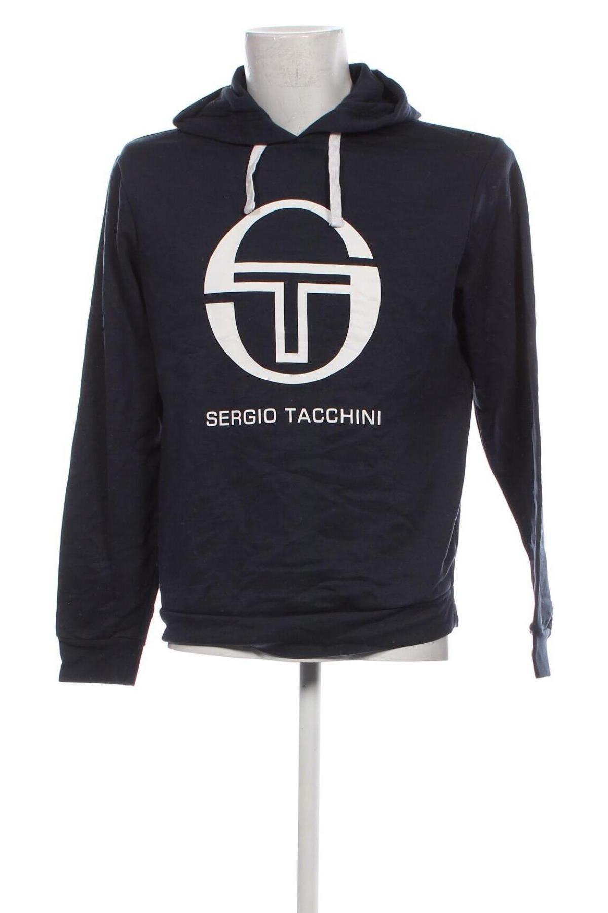 Ανδρικό φούτερ Sergio Tacchini, Μέγεθος L, Χρώμα Μπλέ, Τιμή 46,99 €