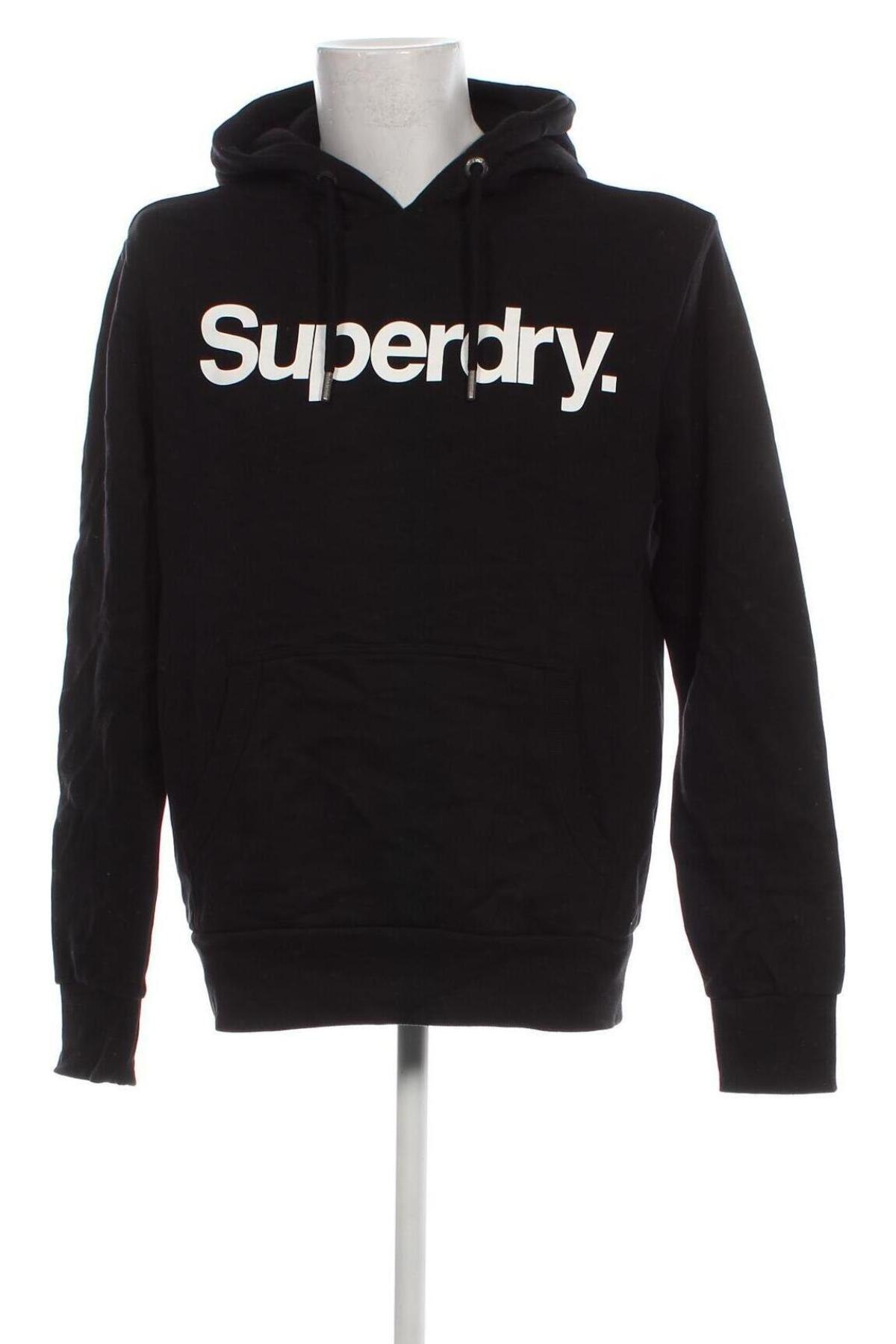 Herren Sweatshirt Superdry, Größe L, Farbe Schwarz, Preis € 27,80