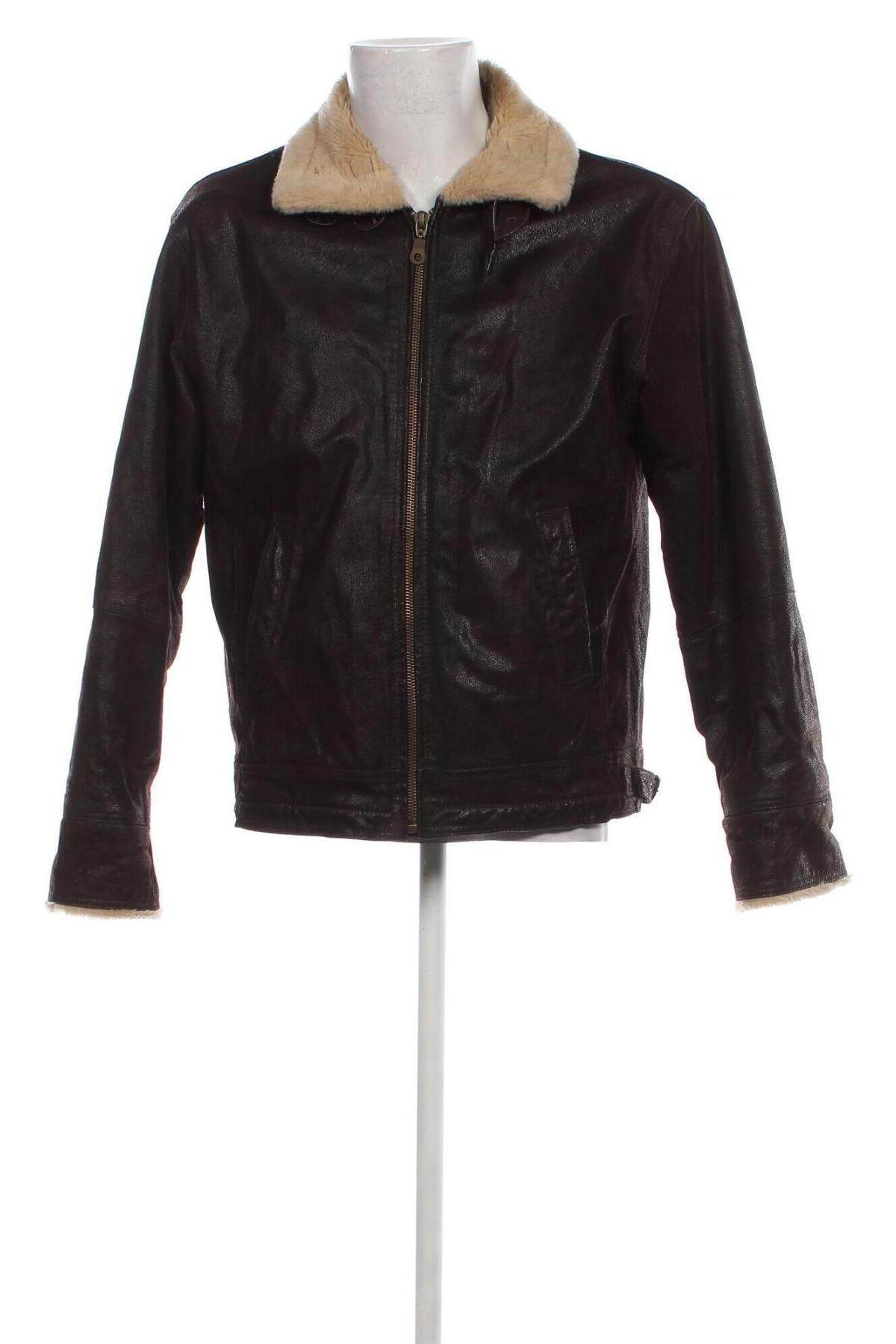 Herren Lederjacke 17 & Co., Größe M, Farbe Braun, Preis € 74,46