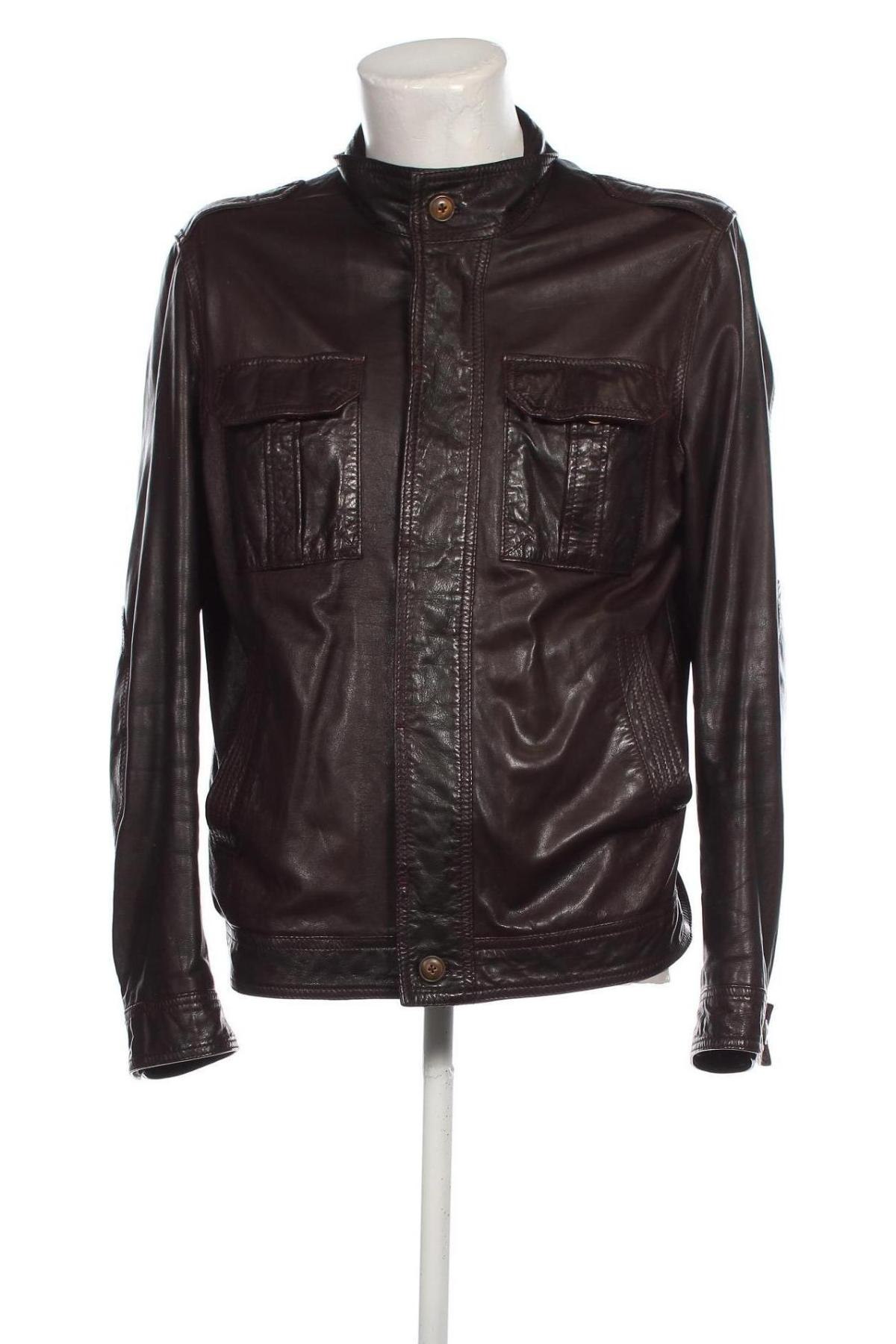 Herren Lederjacke Massimo Dutti, Größe L, Farbe Braun, Preis 115,60 €