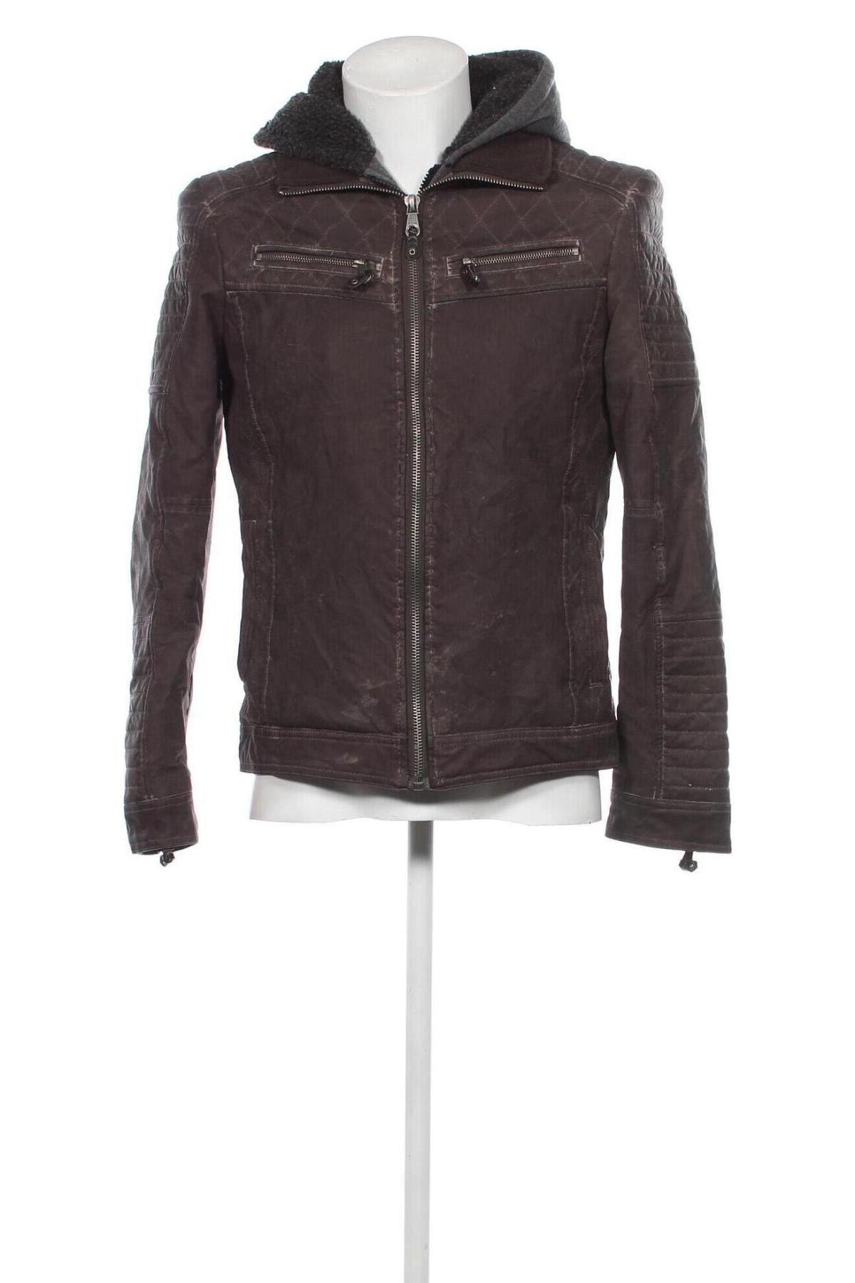 Herren Lederjacke Much More, Größe S, Farbe Grau, Preis € 29,33