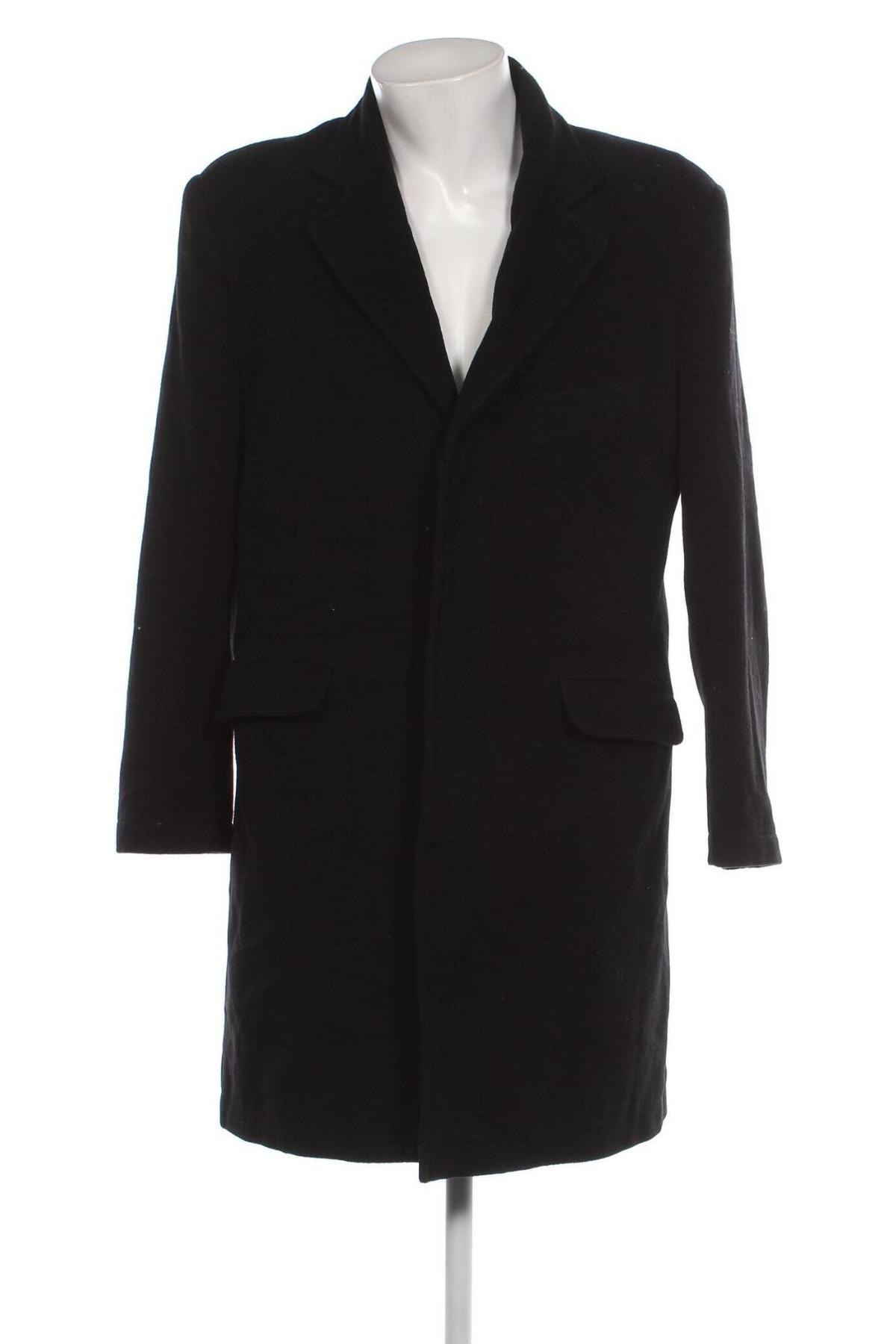 Мъжко палто, Размер M, Цвят Черен, Цена 63,13 лв.