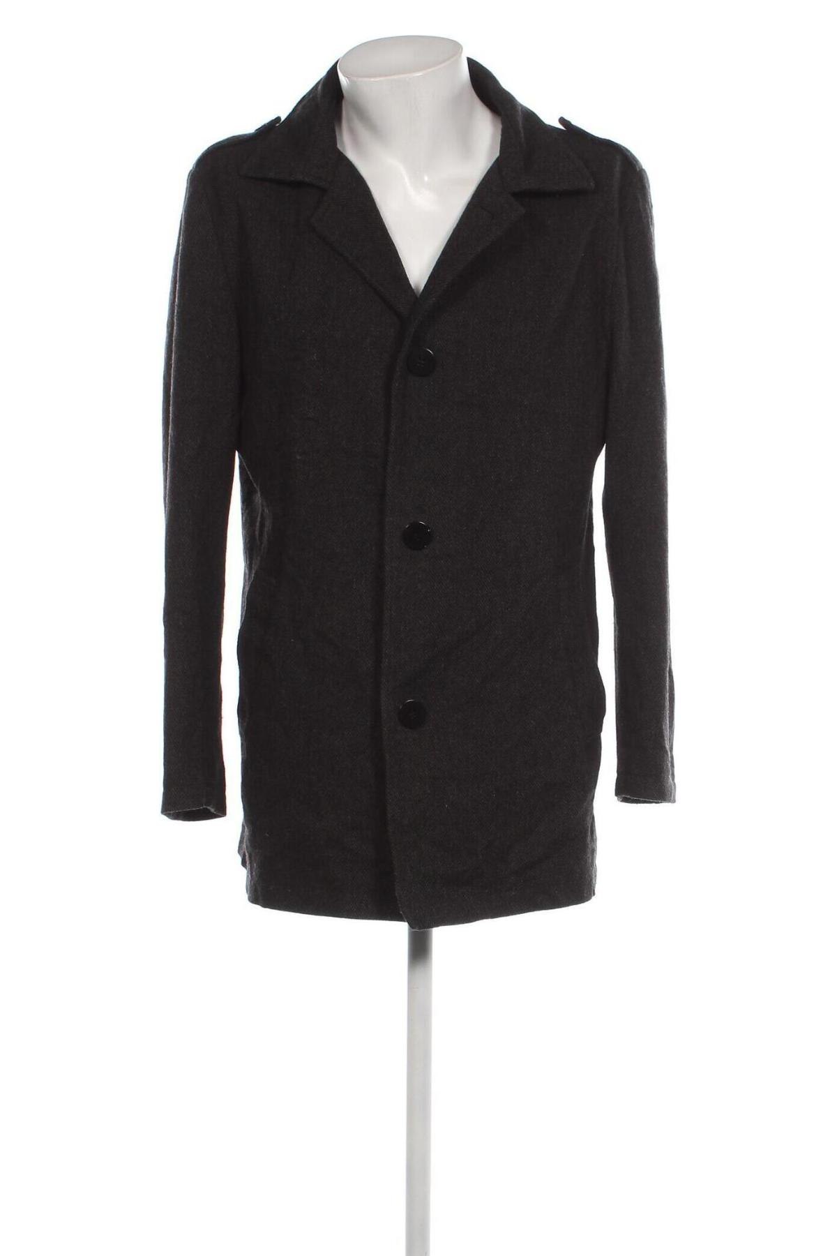 Мъжко палто, Размер L, Цвят Сив, Цена 63,13 лв.