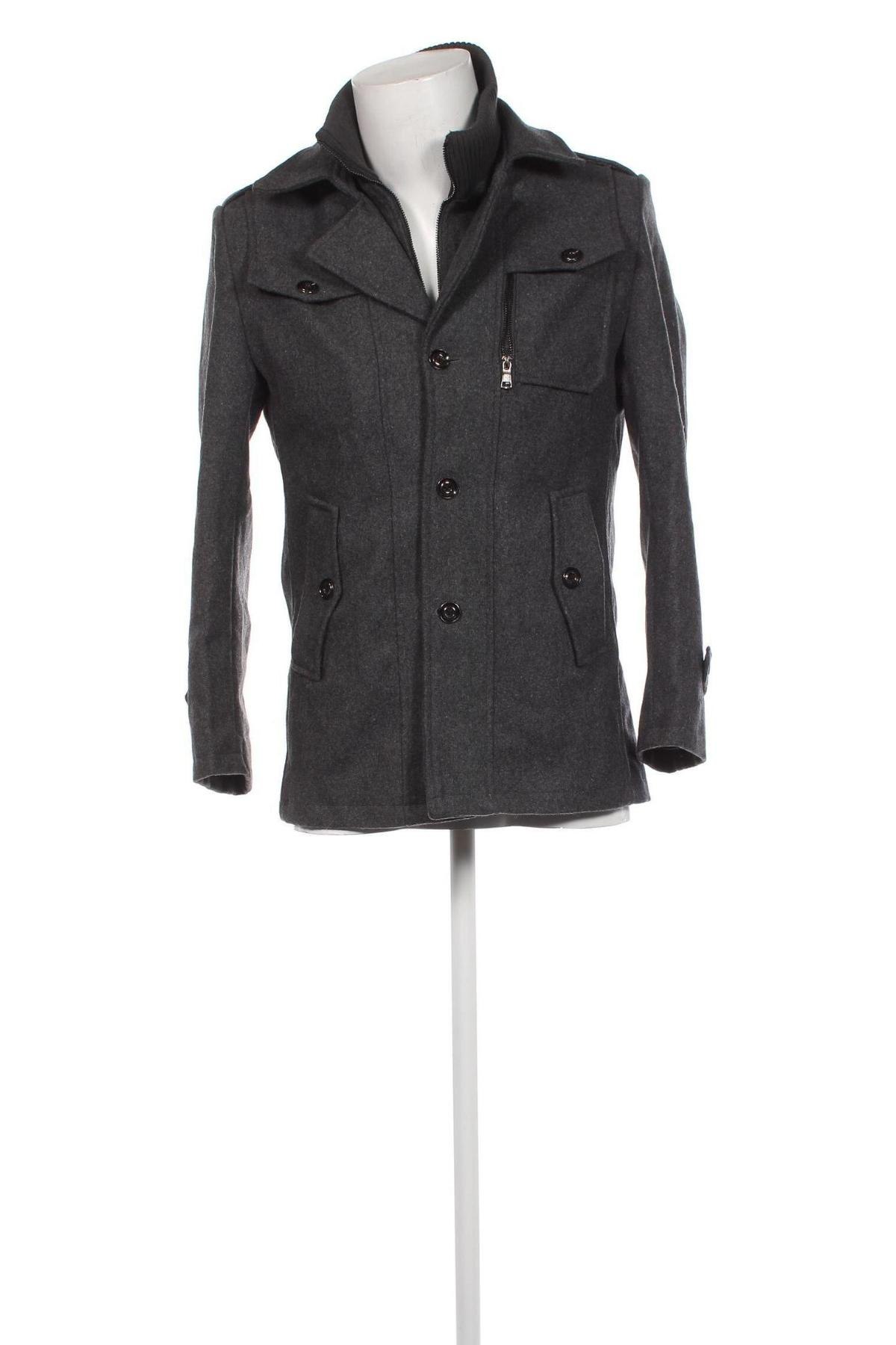 Ανδρικά παλτό, Μέγεθος S, Χρώμα Γκρί, Τιμή 39,05 €