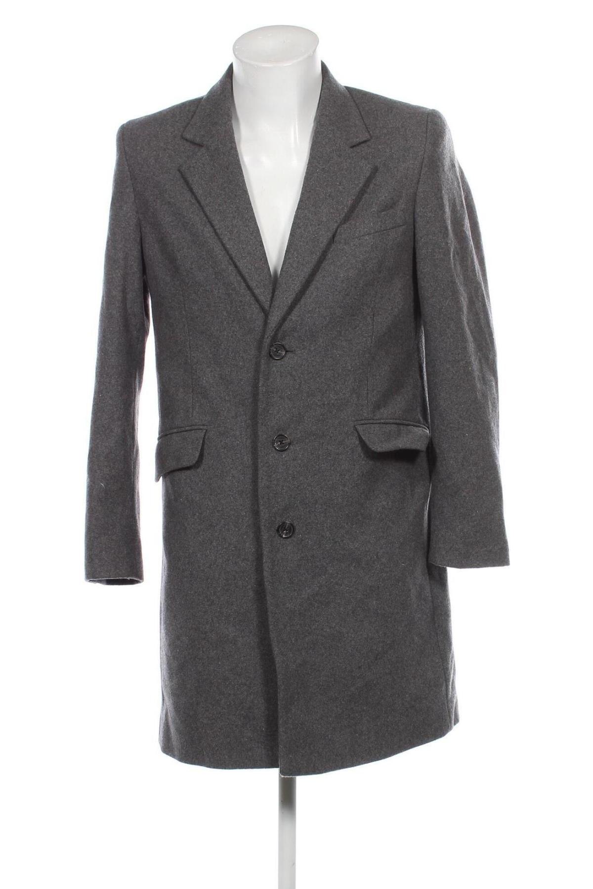 Мъжко палто ASOS, Размер M, Цвят Сив, Цена 50,74 лв.