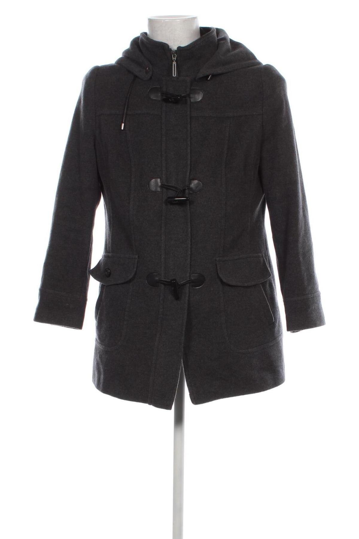 Мъжко палто Barbara Lebek, Размер L, Цвят Сив, Цена 52,80 лв.