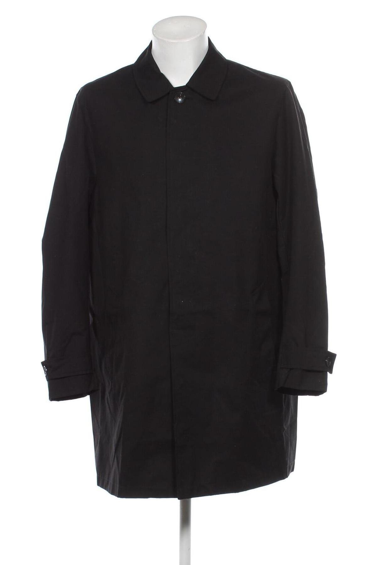 Мъжко палто Burton of London, Размер XL, Цвят Черен, Цена 43,20 лв.