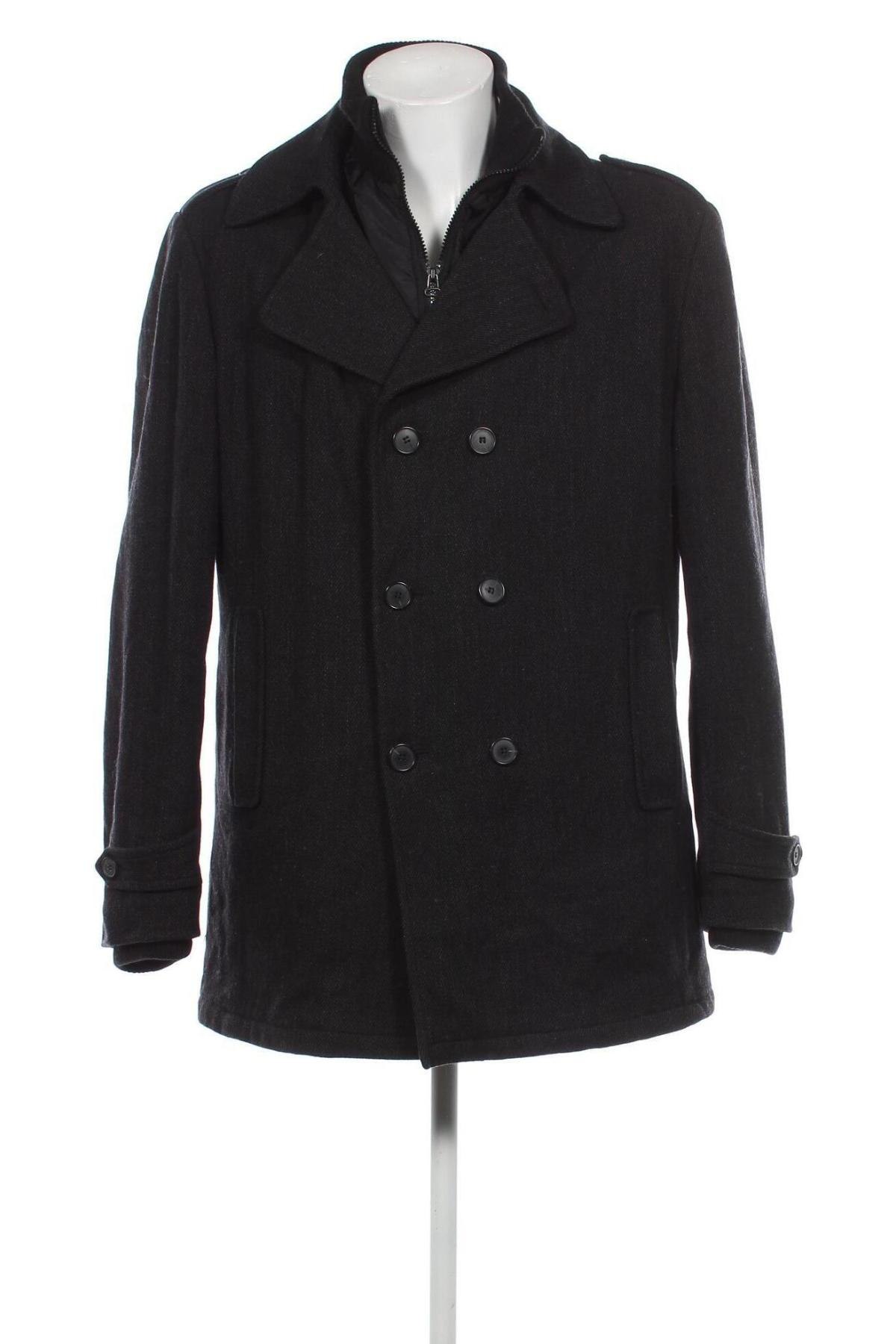 Ανδρικά παλτό Jean Carriere, Μέγεθος XL, Χρώμα Μαύρο, Τιμή 39,05 €