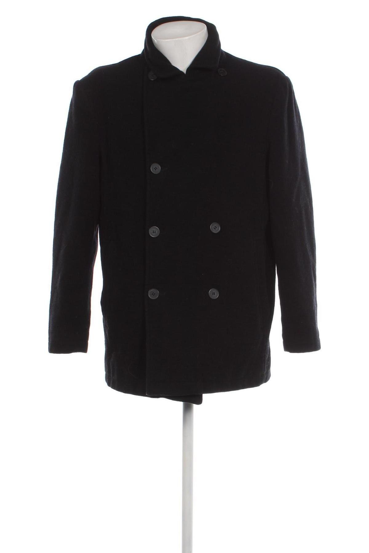 Мъжко палто Kenneth Cole, Размер L, Цвят Черен, Цена 50,74 лв.