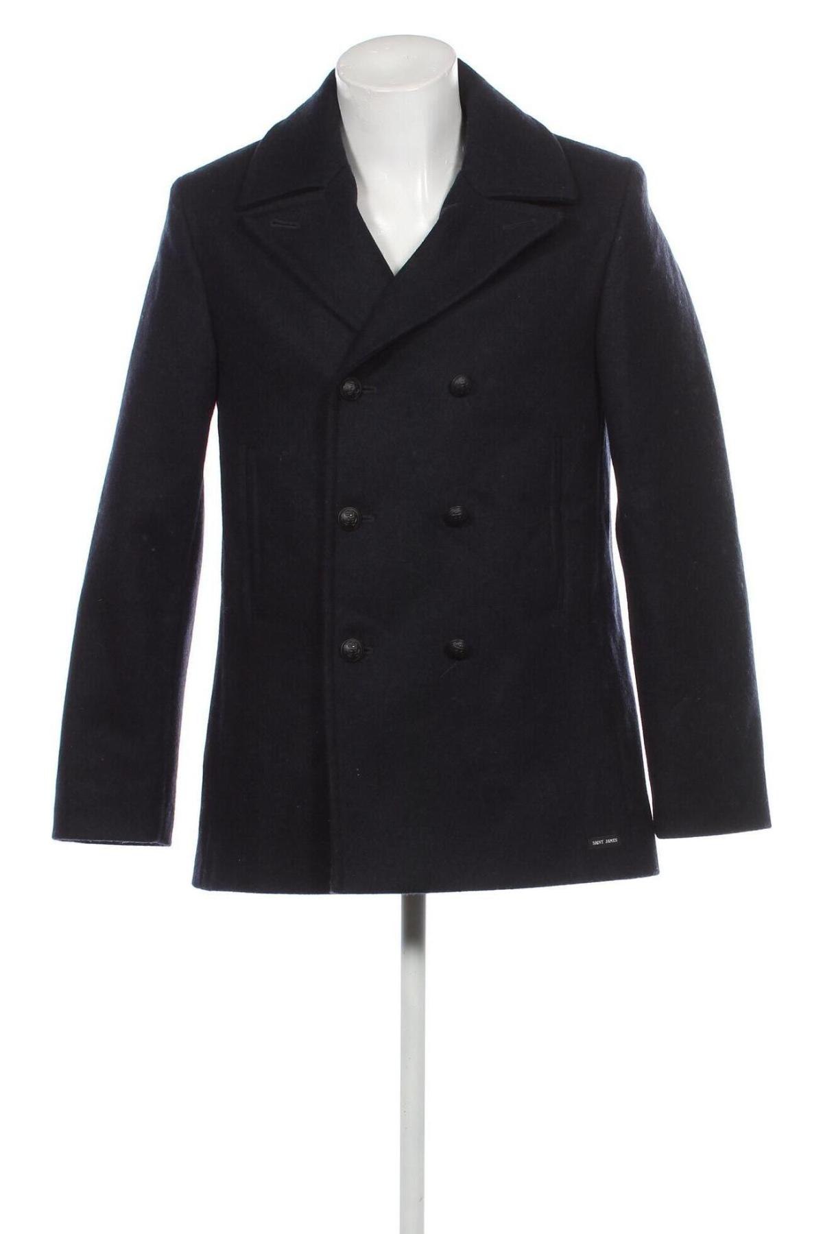 Мъжко палто Saint James, Размер M, Цвят Син, Цена 129,00 лв.