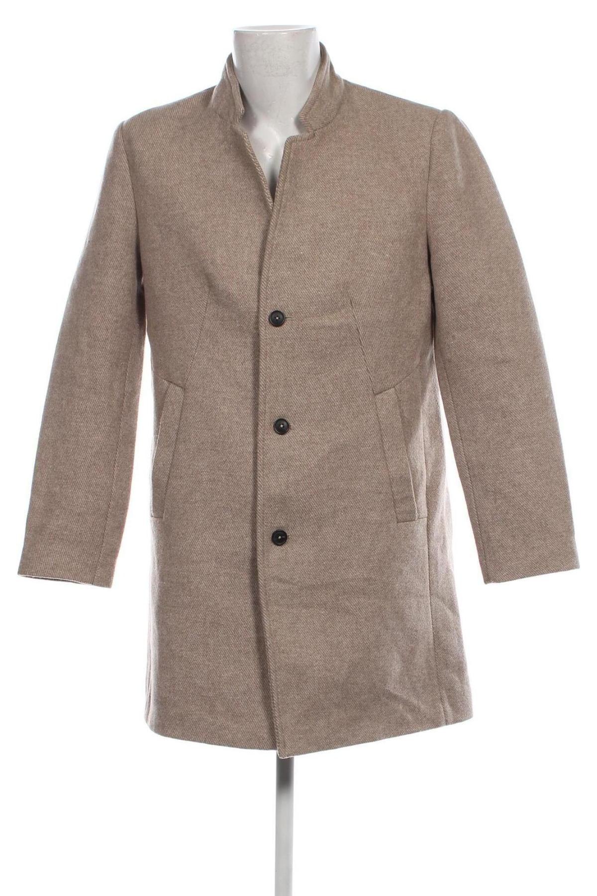 Herrenmantel Tom Tailor, Größe L, Farbe Beige, Preis € 61,93