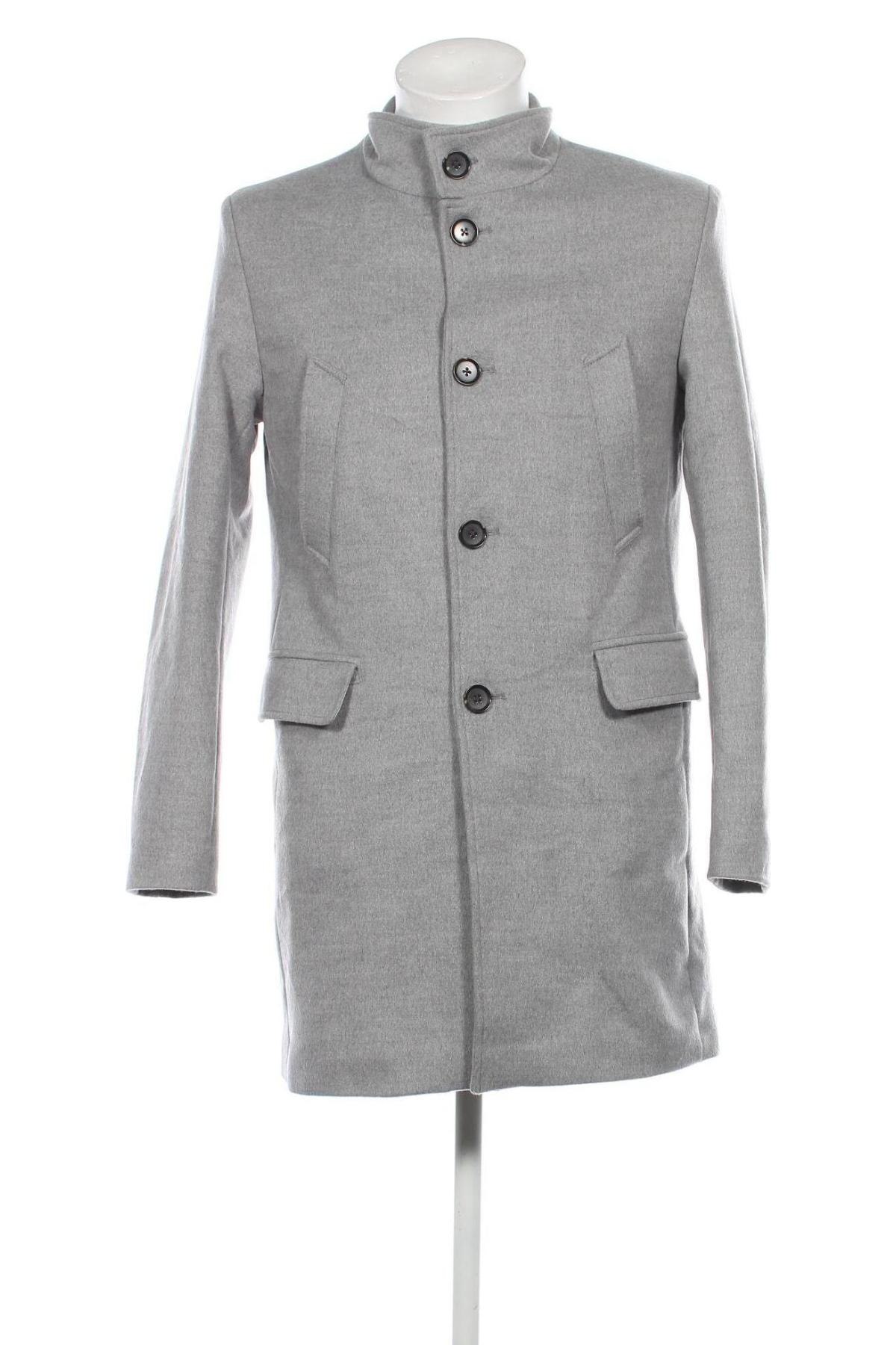 Herrenmantel Zara, Größe M, Farbe Grau, Preis € 47,32
