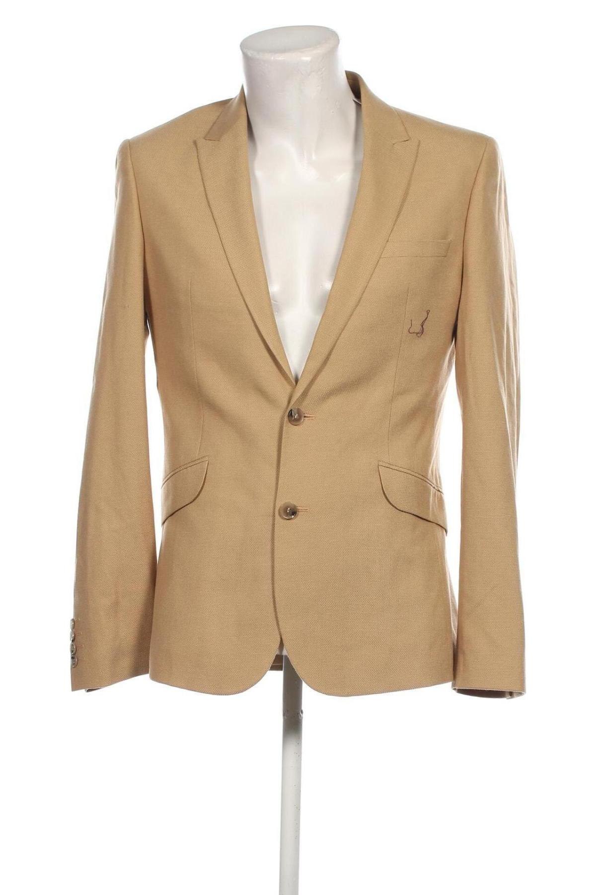 Herren Sakko ASOS, Größe L, Farbe Beige, Preis € 15,83