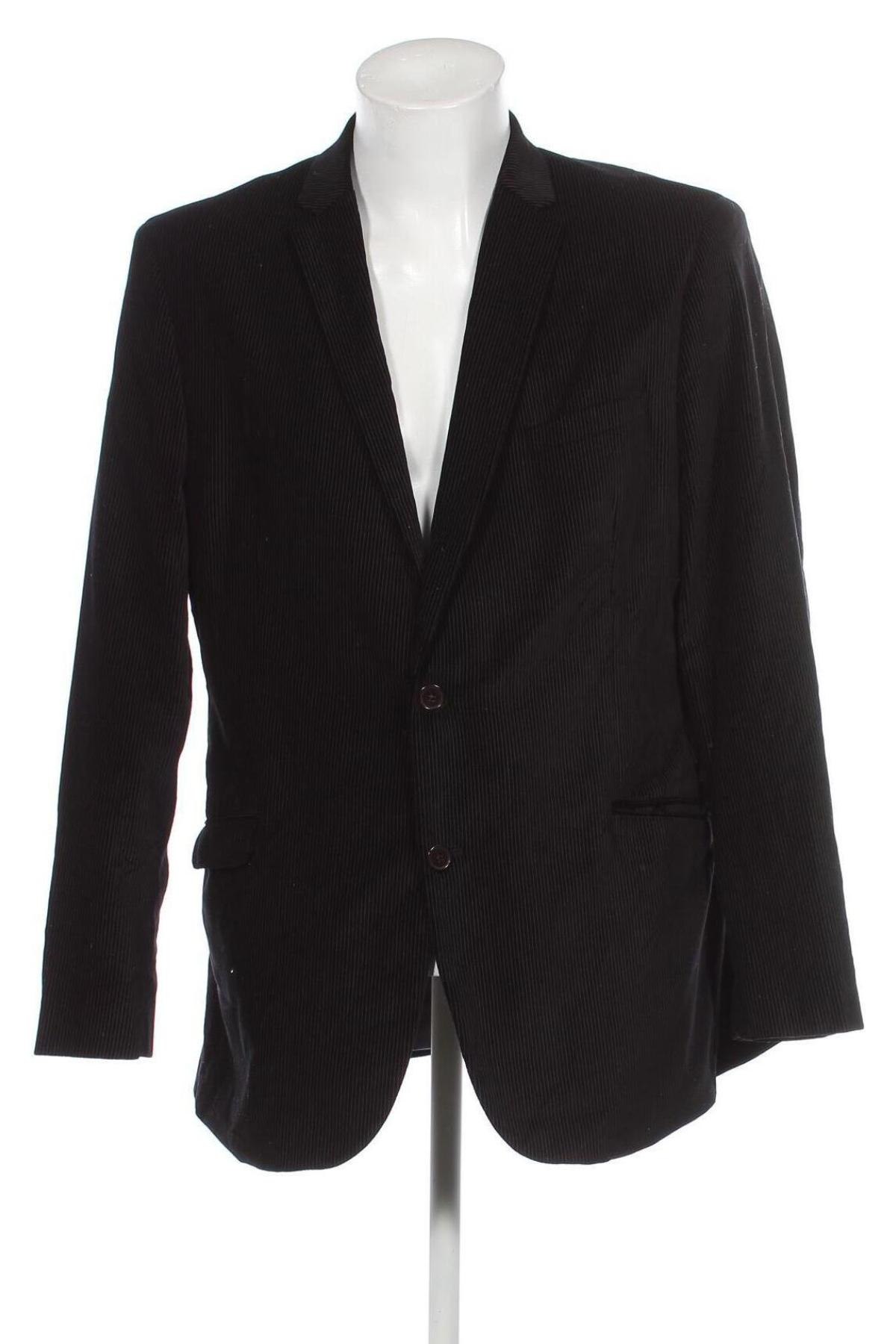 Мъжко сако Angelo Litrico, Размер XL, Цвят Черен, Цена 14,08 лв.