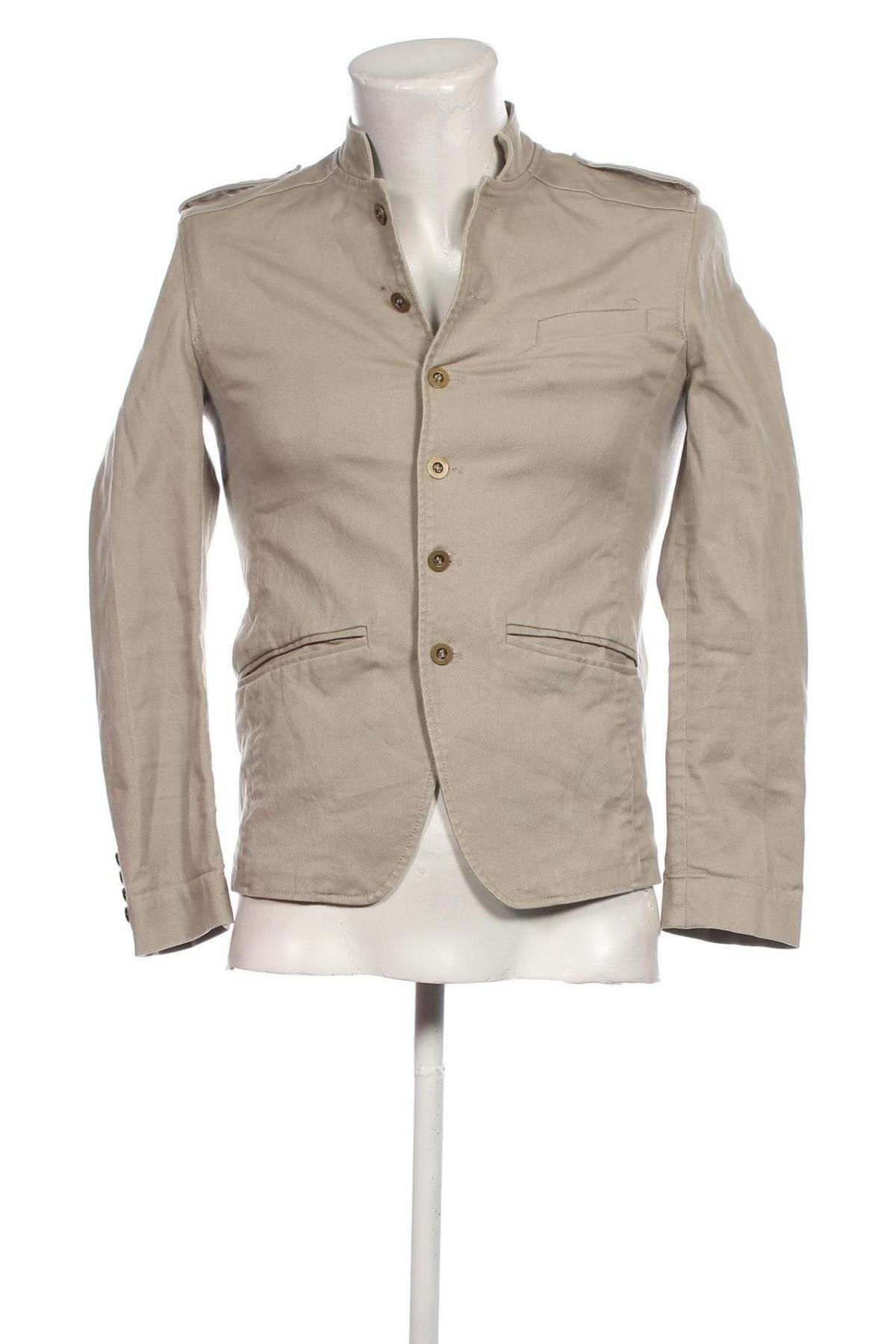 Herren Sakko H&M, Größe S, Farbe Beige, Preis 6,43 €