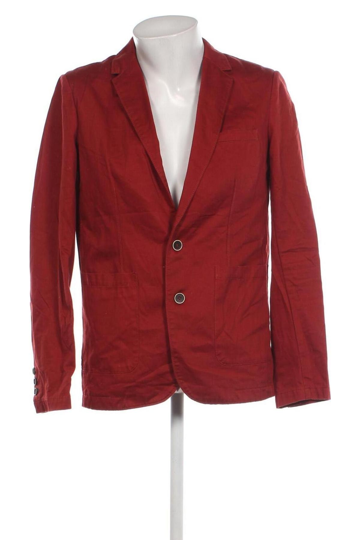 Ανδρικό σακάκι Jules, Μέγεθος L, Χρώμα Κόκκινο, Τιμή 7,08 €