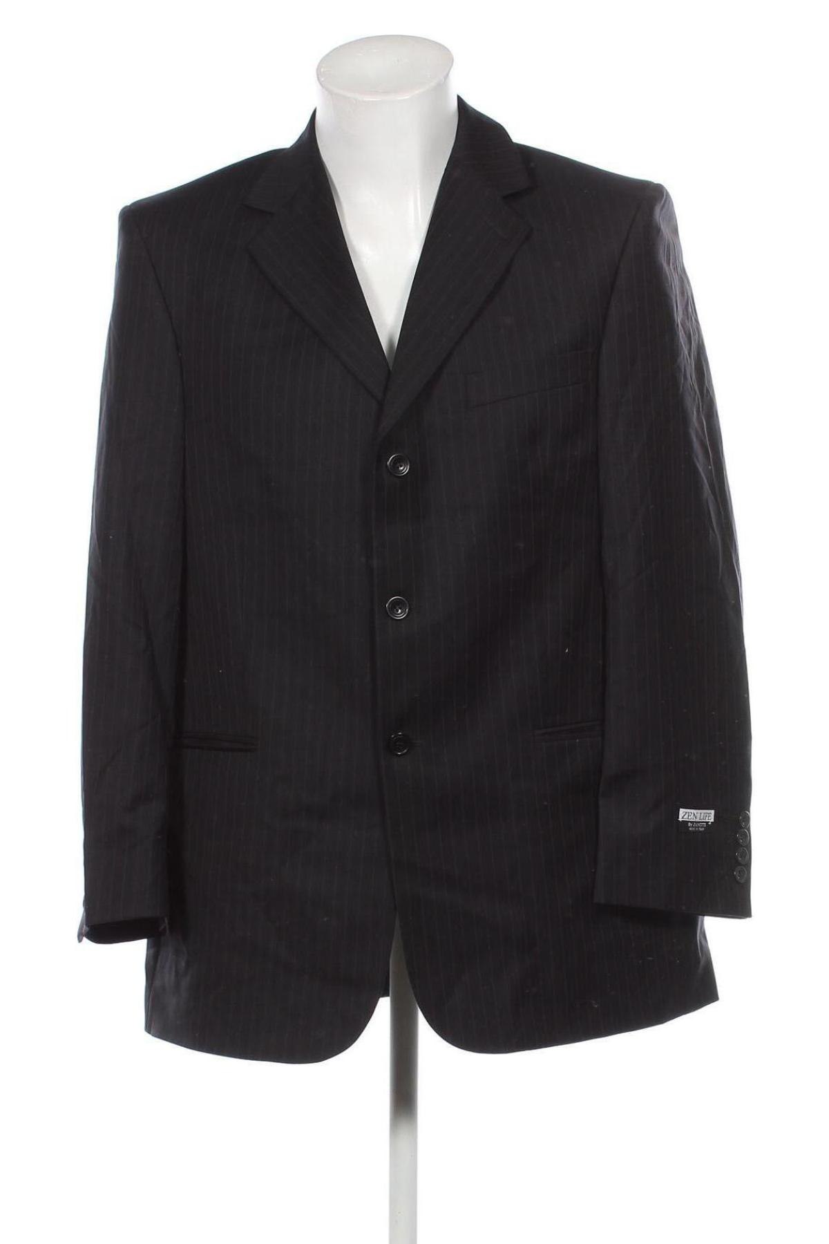 Ανδρικό σακάκι Zanetti, Μέγεθος L, Χρώμα Μαύρο, Τιμή 46,21 €