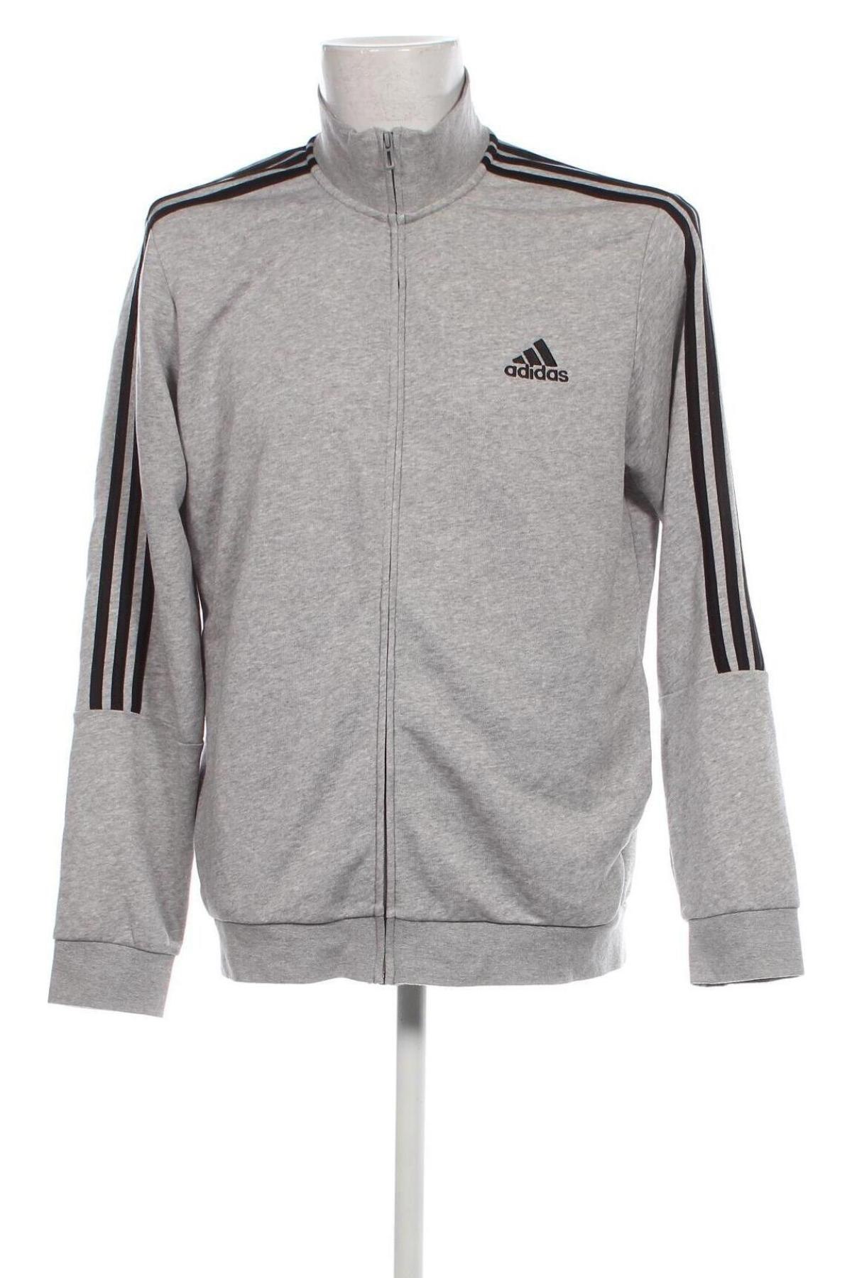 Herren Sportoberteil Adidas, Größe L, Farbe Grau, Preis 30,06 €