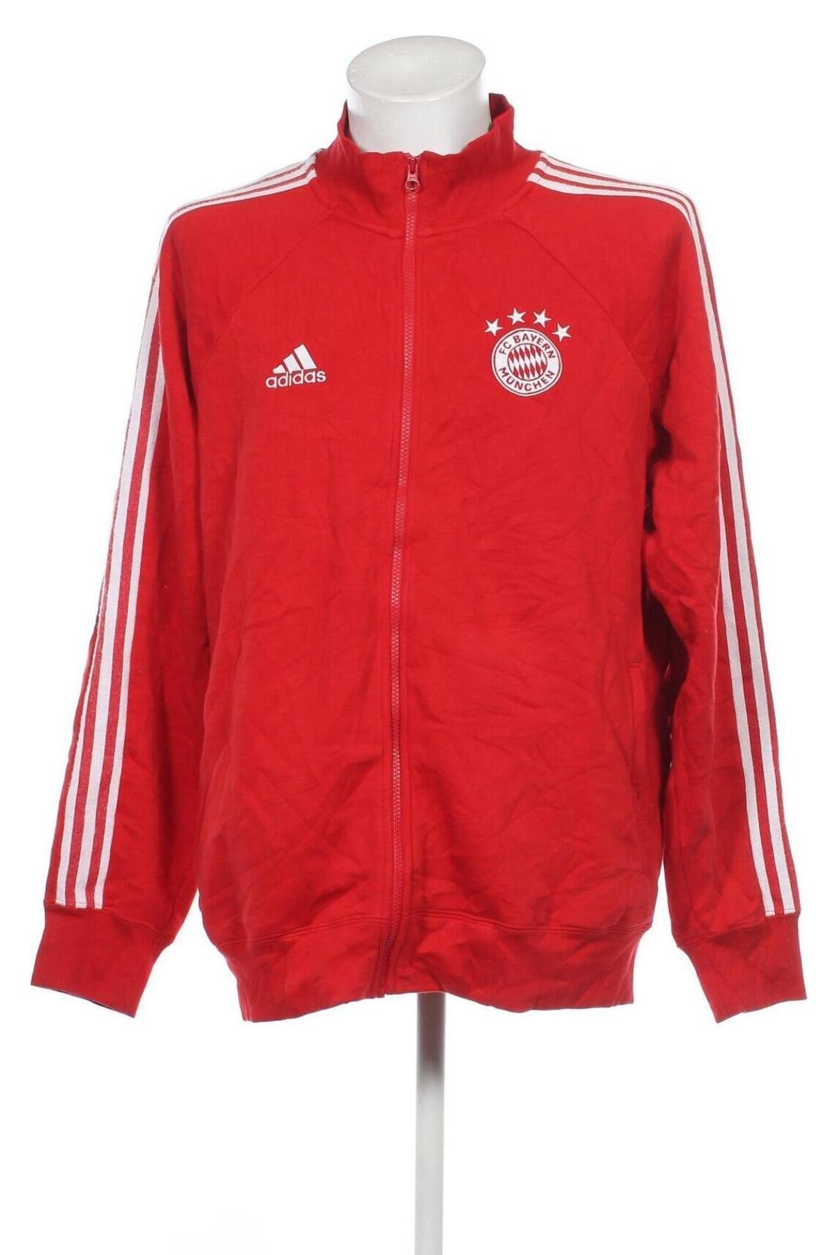 Męska bluza sportowa Adidas, Rozmiar XL, Kolor Czerwony, Cena 138,18 zł