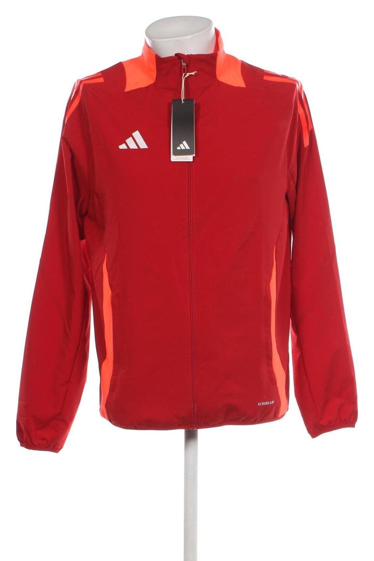 Herren Sportoberteil Adidas, Größe M, Farbe Rot, Preis 42,06 €