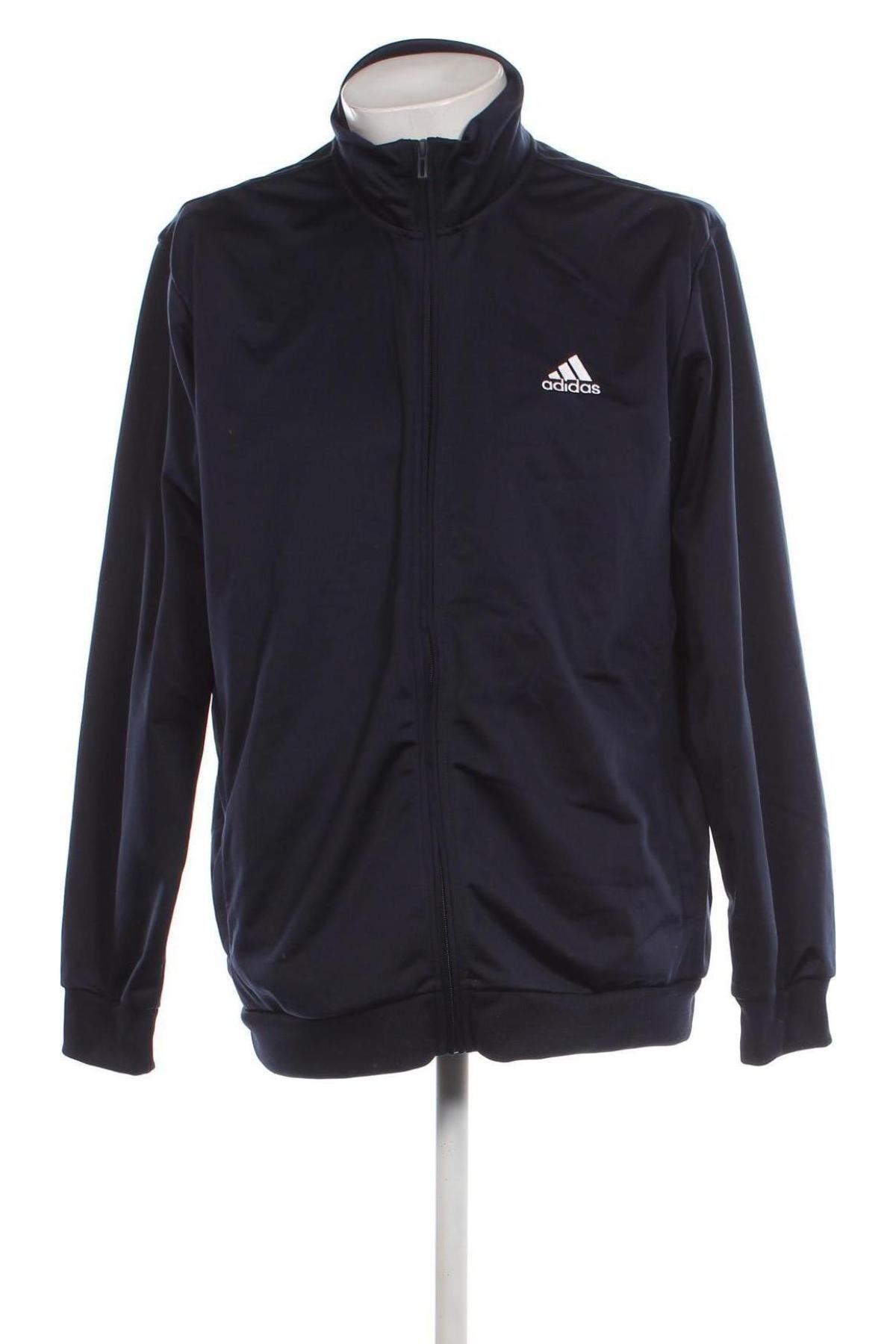 Ανδρική αθλητική ζακέτα Adidas, Μέγεθος XL, Χρώμα Μπλέ, Τιμή 30,69 €