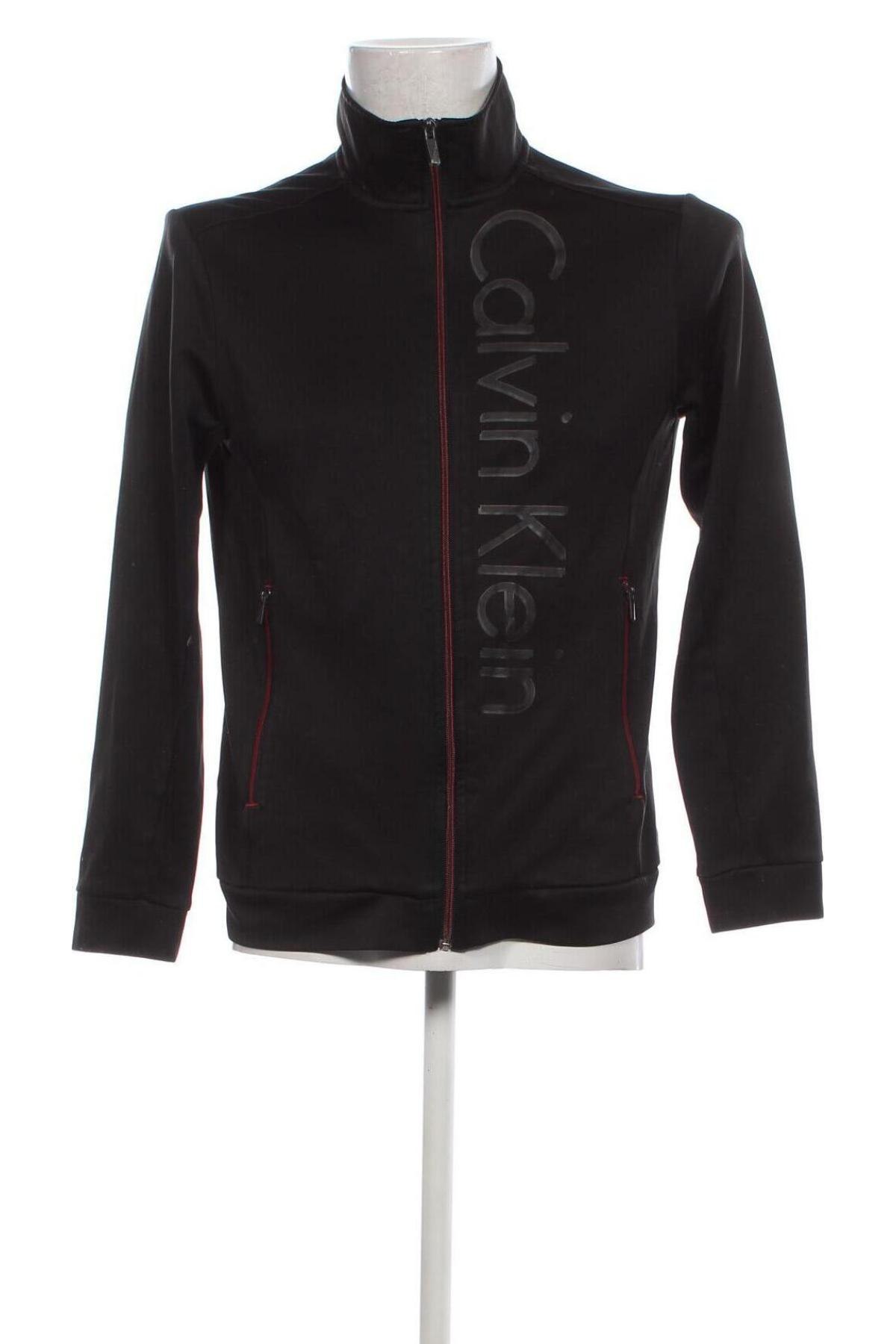Мъжко спортно горнище Calvin Klein, Размер S, Цвят Черен, Цена 73,80 лв.