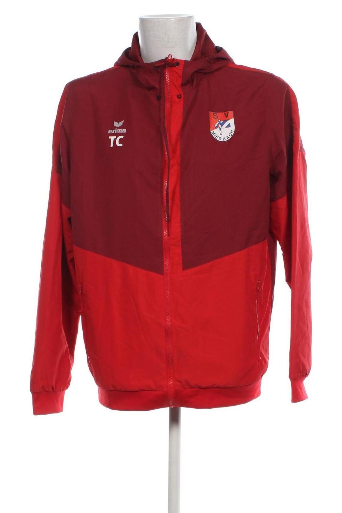 Herren Sportjacke Erima, Größe XL, Farbe Rot, Preis € 29,93