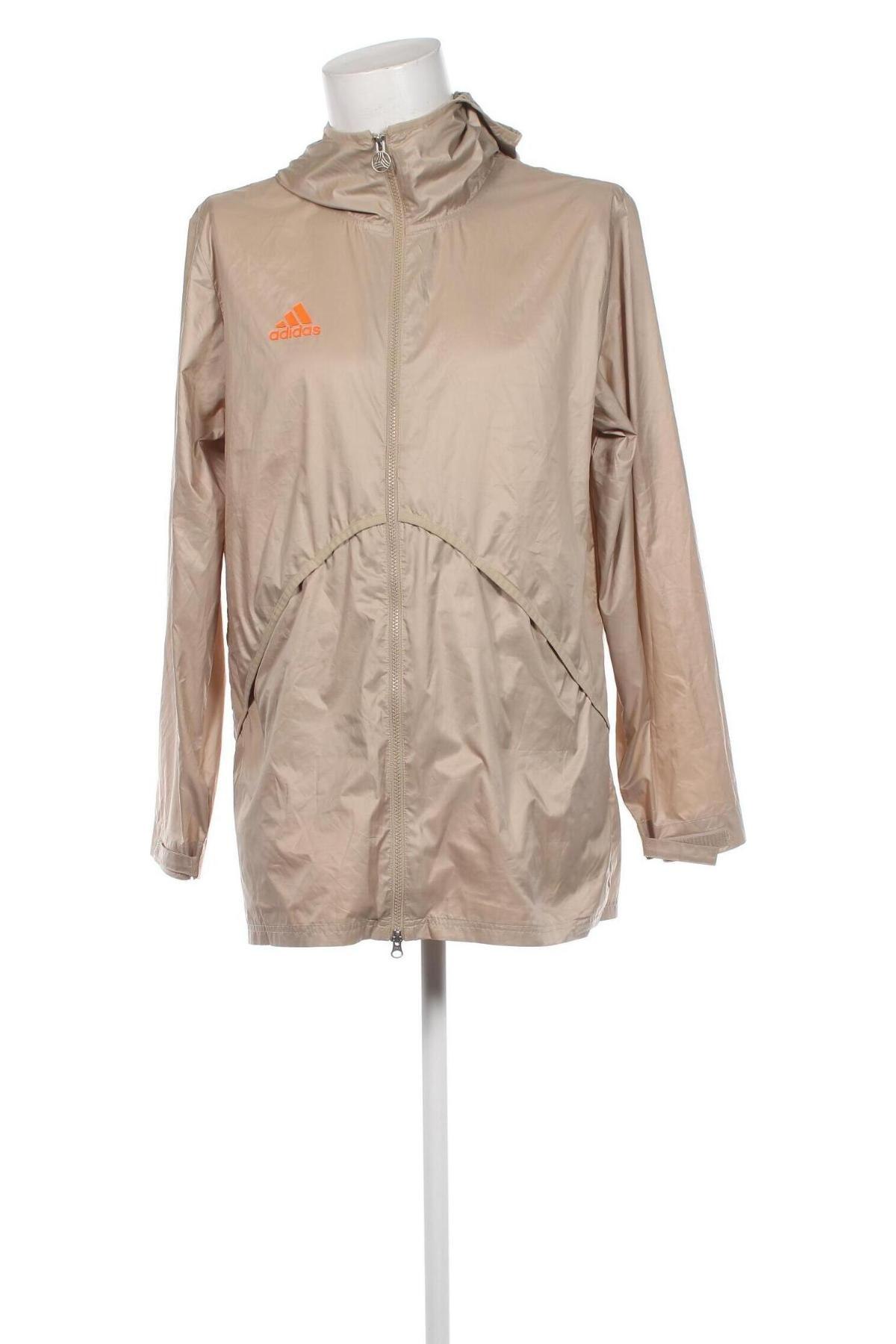 Herrenjacke Adidas, Größe M, Farbe Beige, Preis 24,11 €