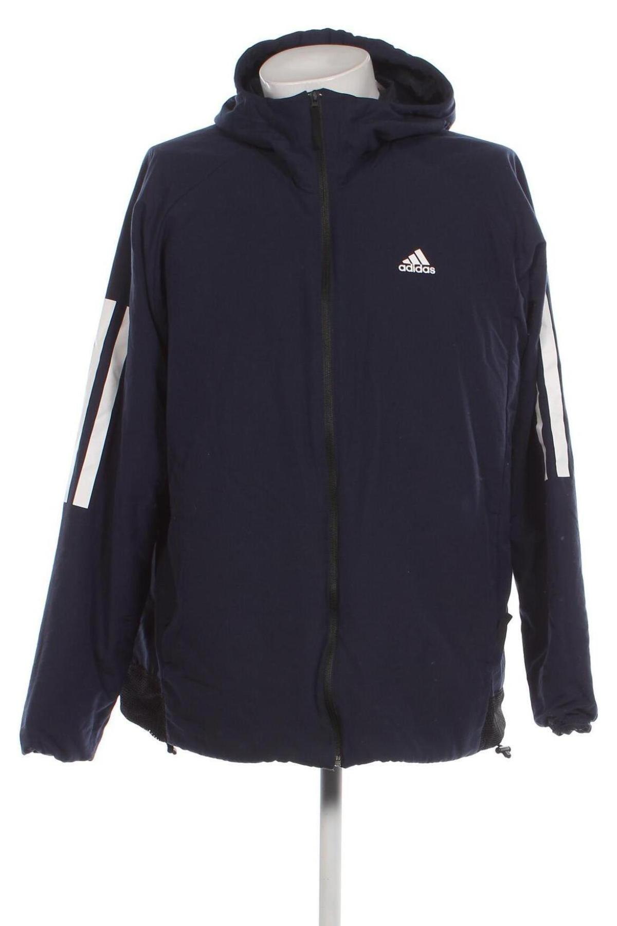 Herrenjacke Adidas, Größe XL, Farbe Blau, Preis 24,00 €