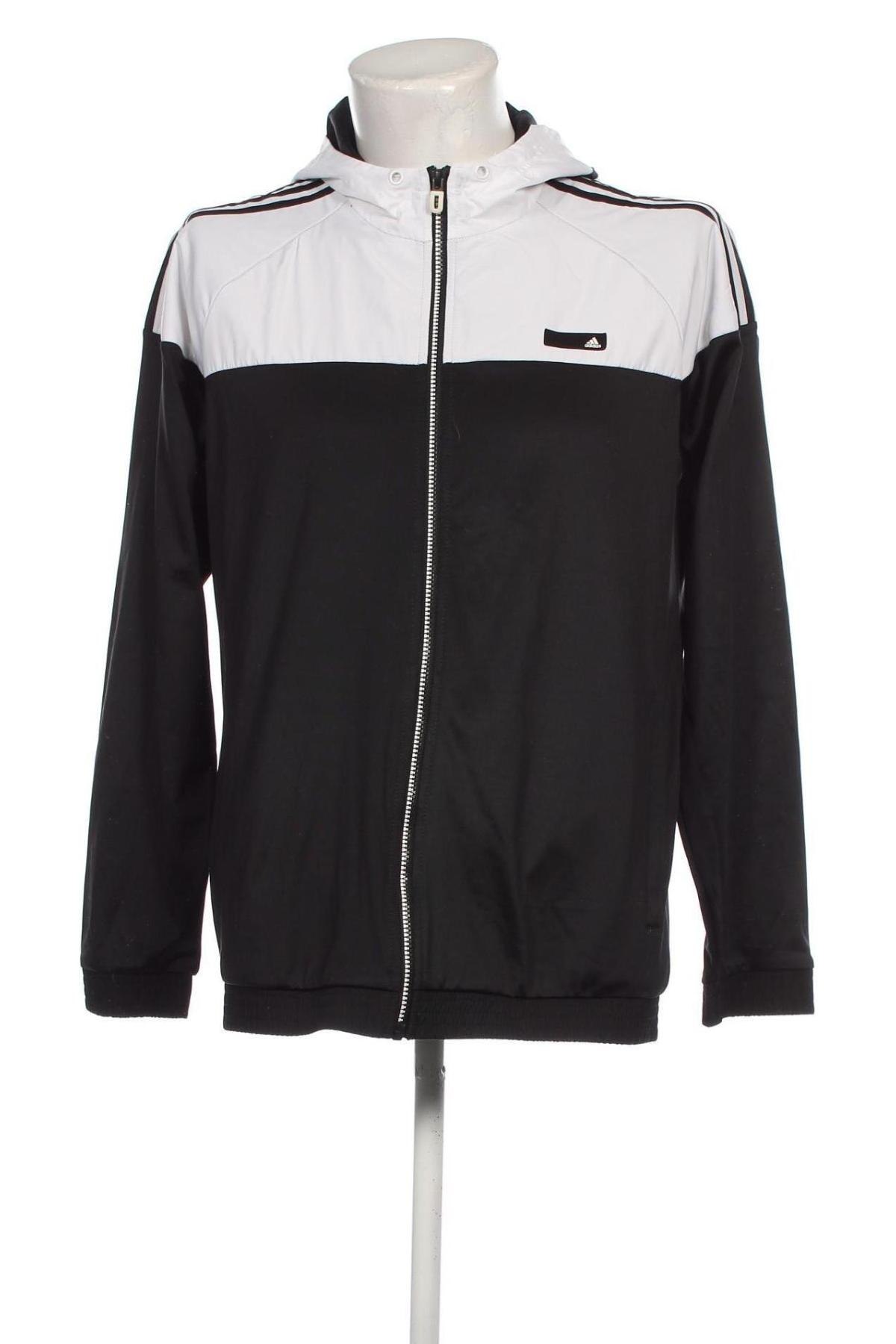 Herrenjacke Adidas, Größe L, Farbe Schwarz, Preis € 16,37