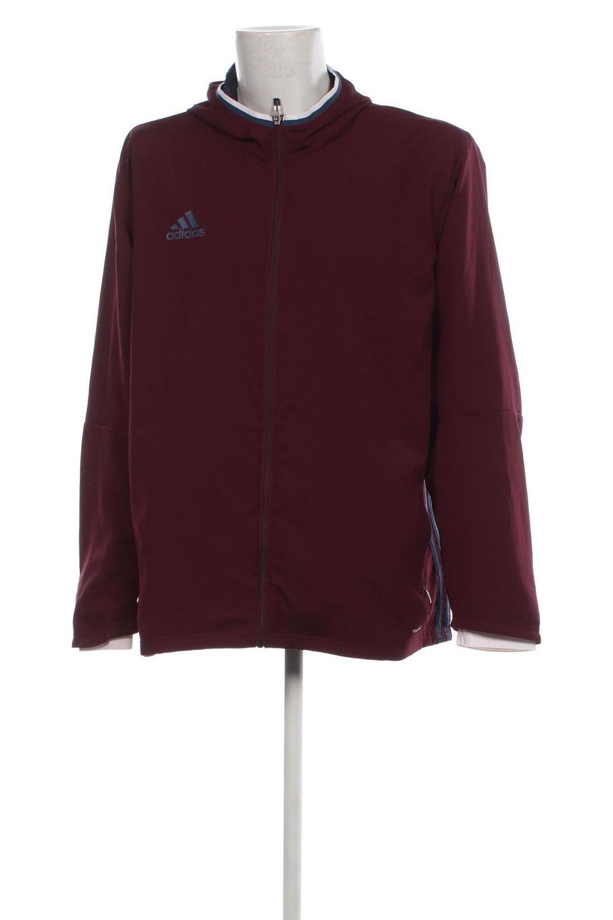 Herrenjacke Adidas, Größe XXL, Farbe Rot, Preis € 26,72