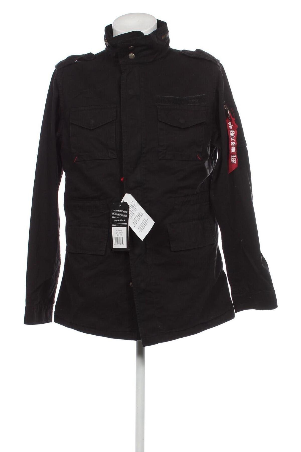 Geacă de bărbati Alpha Industries, Mărime M, Culoare Negru, Preț 358,56 Lei