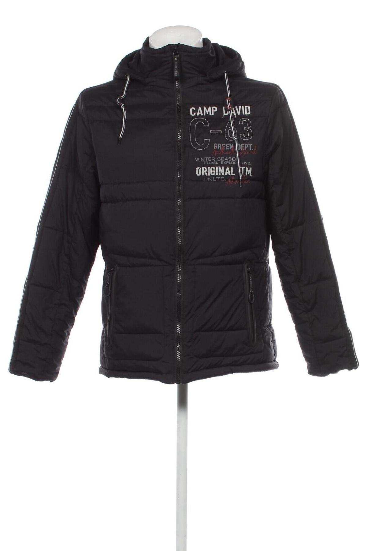 Ανδρικό μπουφάν Camp David, Μέγεθος M, Χρώμα Μαύρο, Τιμή 64,67 €