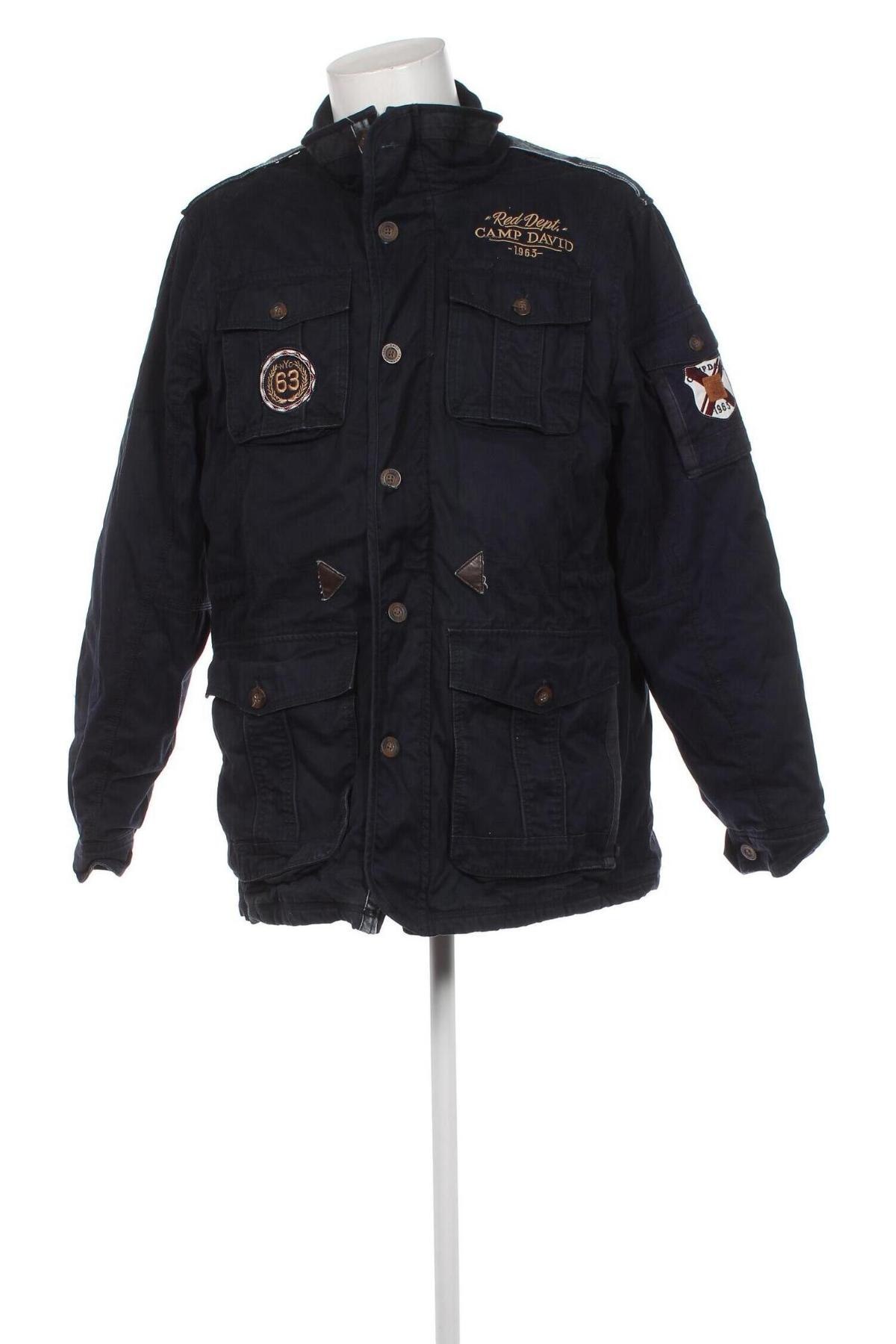 Ανδρικό μπουφάν Camp David, Μέγεθος XL, Χρώμα Μπλέ, Τιμή 64,67 €