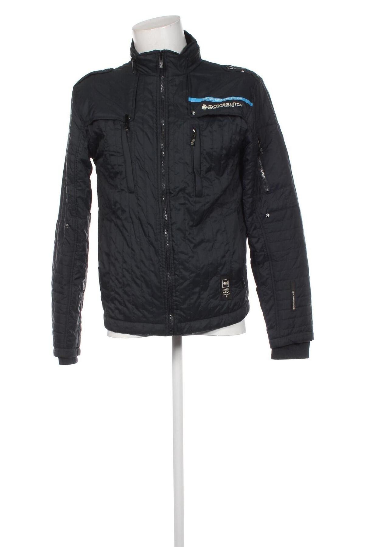 Herrenjacke Crosshatch, Größe L, Farbe Blau, Preis € 23,66