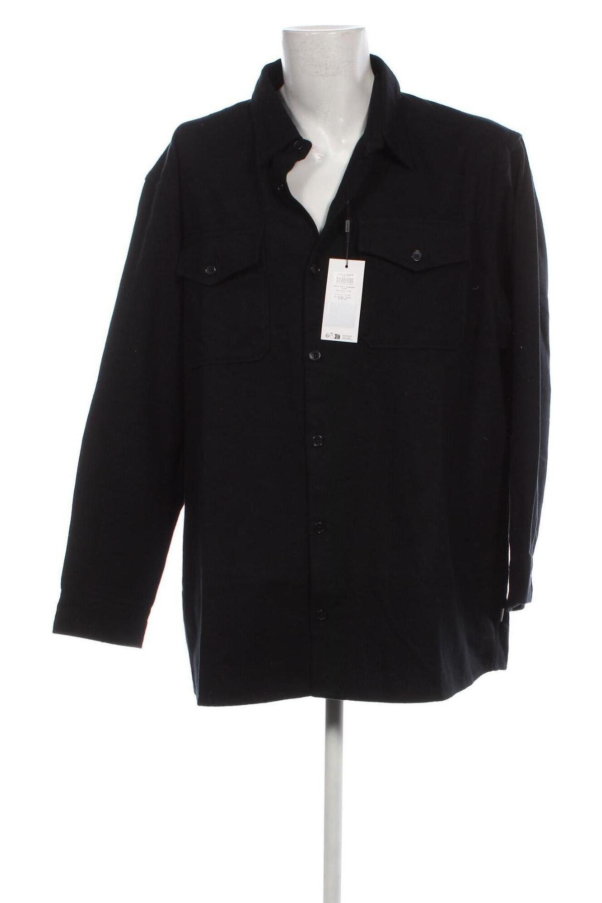 Ανδρικό μπουφάν Jack & Jones, Μέγεθος 4XL, Χρώμα Μαύρο, Τιμή 37,42 €